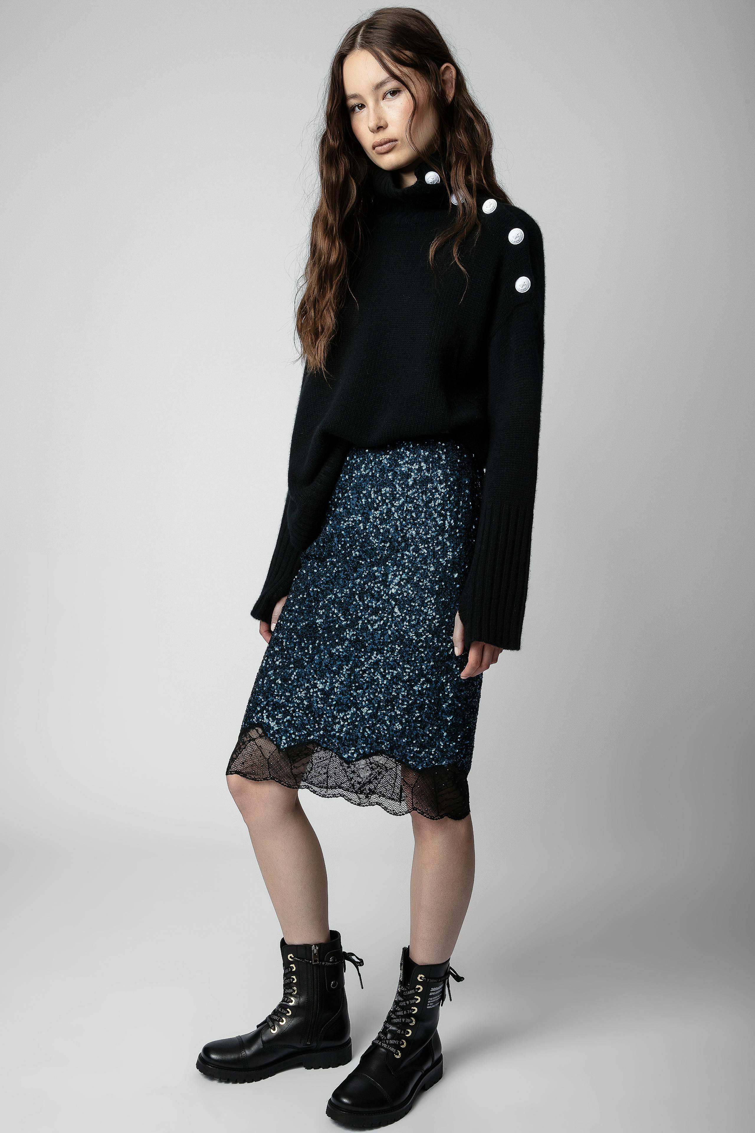 Falda Justicia Sequins 2