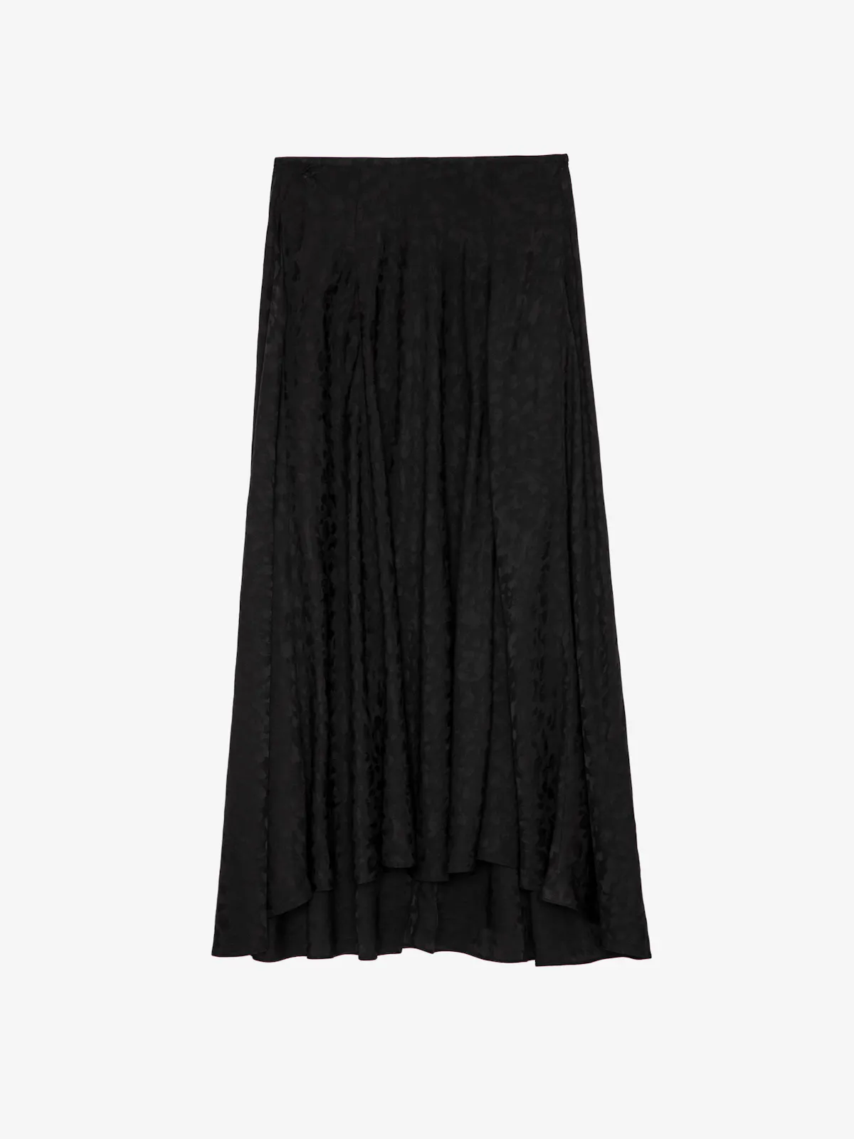 Jeanne Long Skirt 100% Silk Jacquard