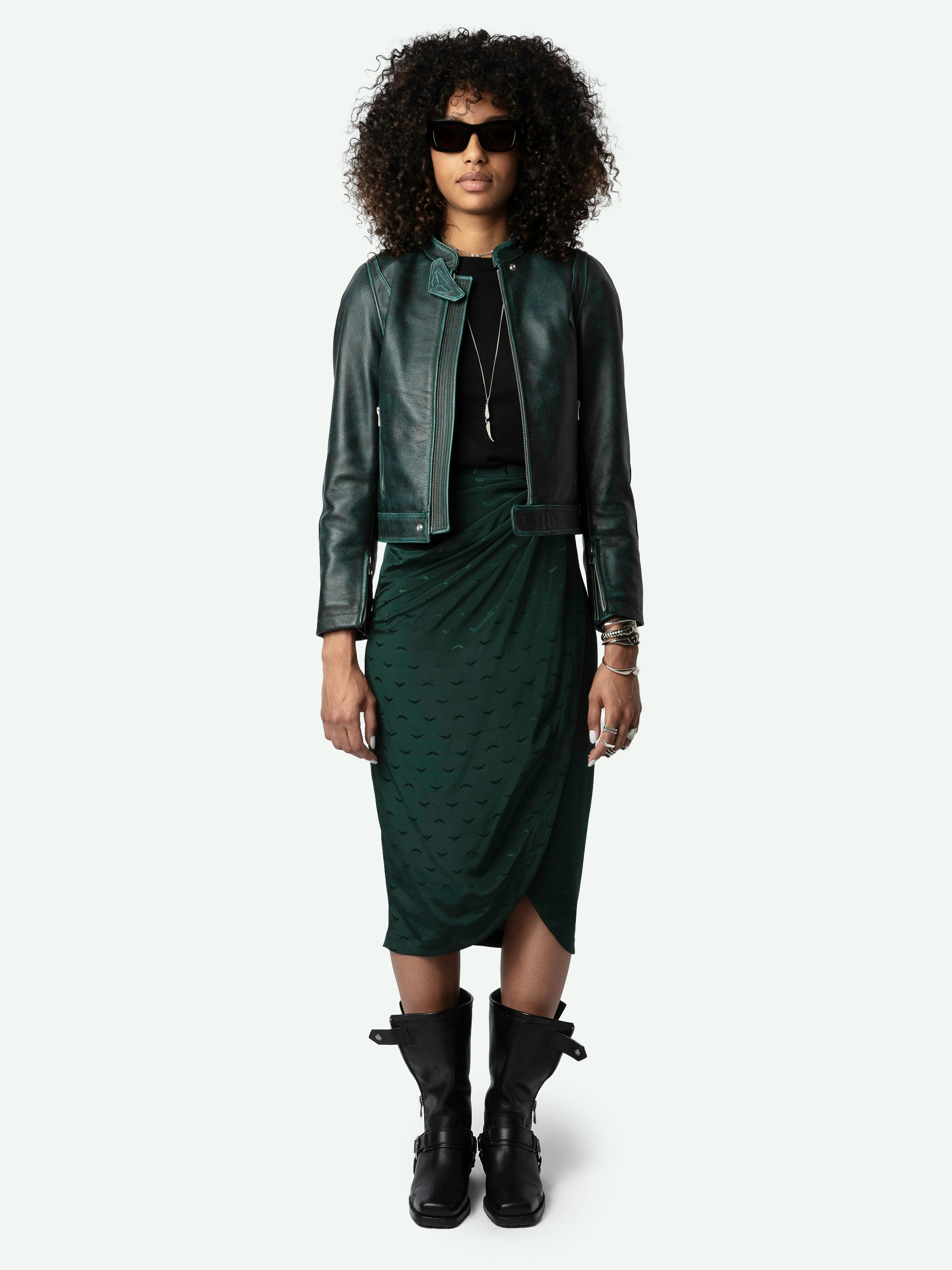 Rock Jamelia Wings Seide Jacquard