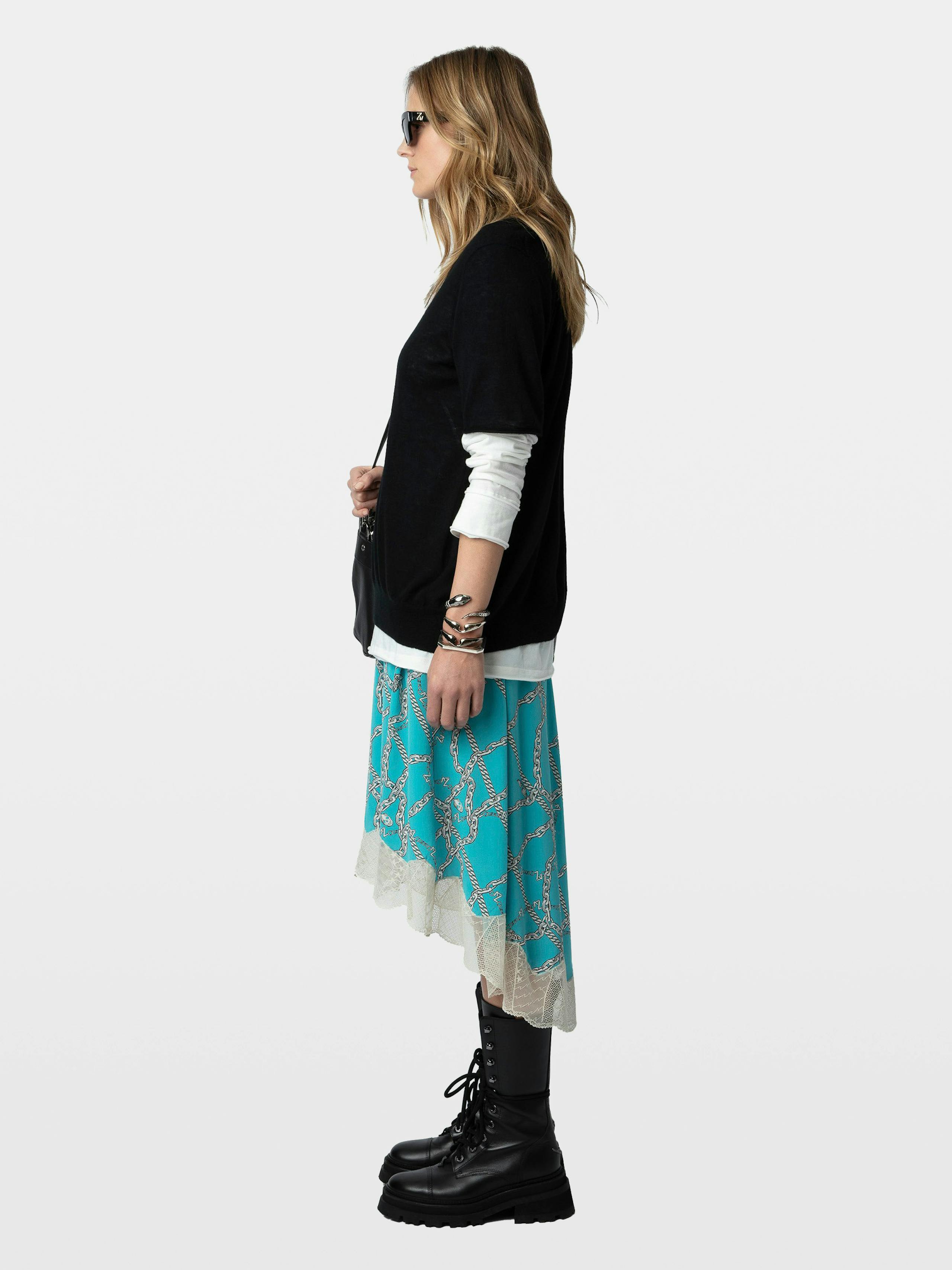 Joslin Skirt 100% Silk 3