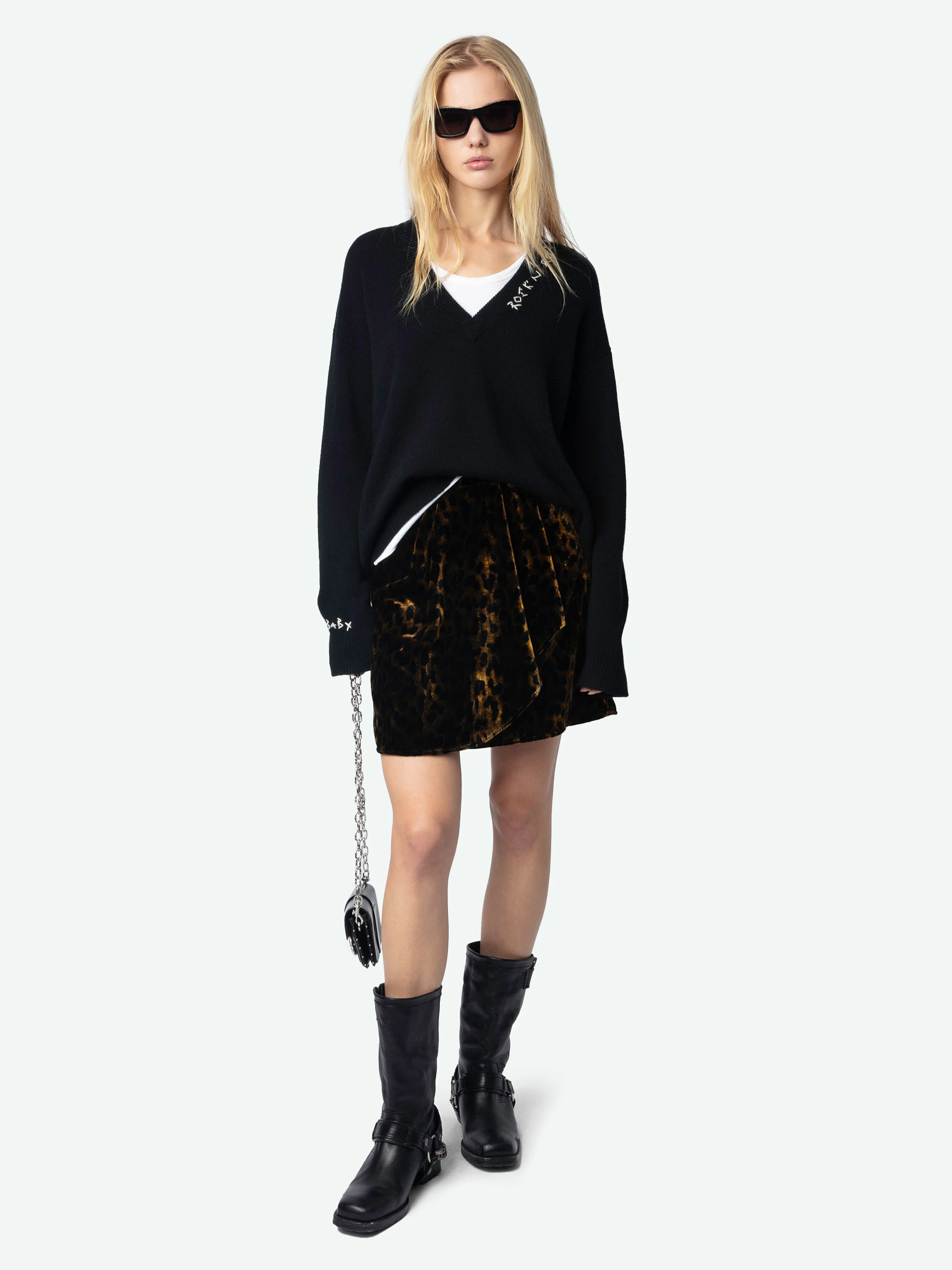 Jerry Velvet Skirt thumbnail 1