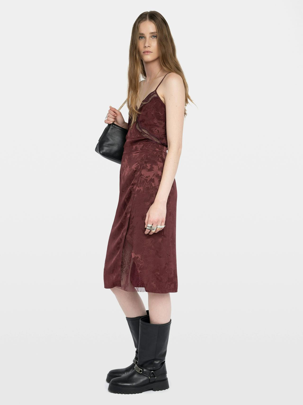 Julen Silk Lace Skirt