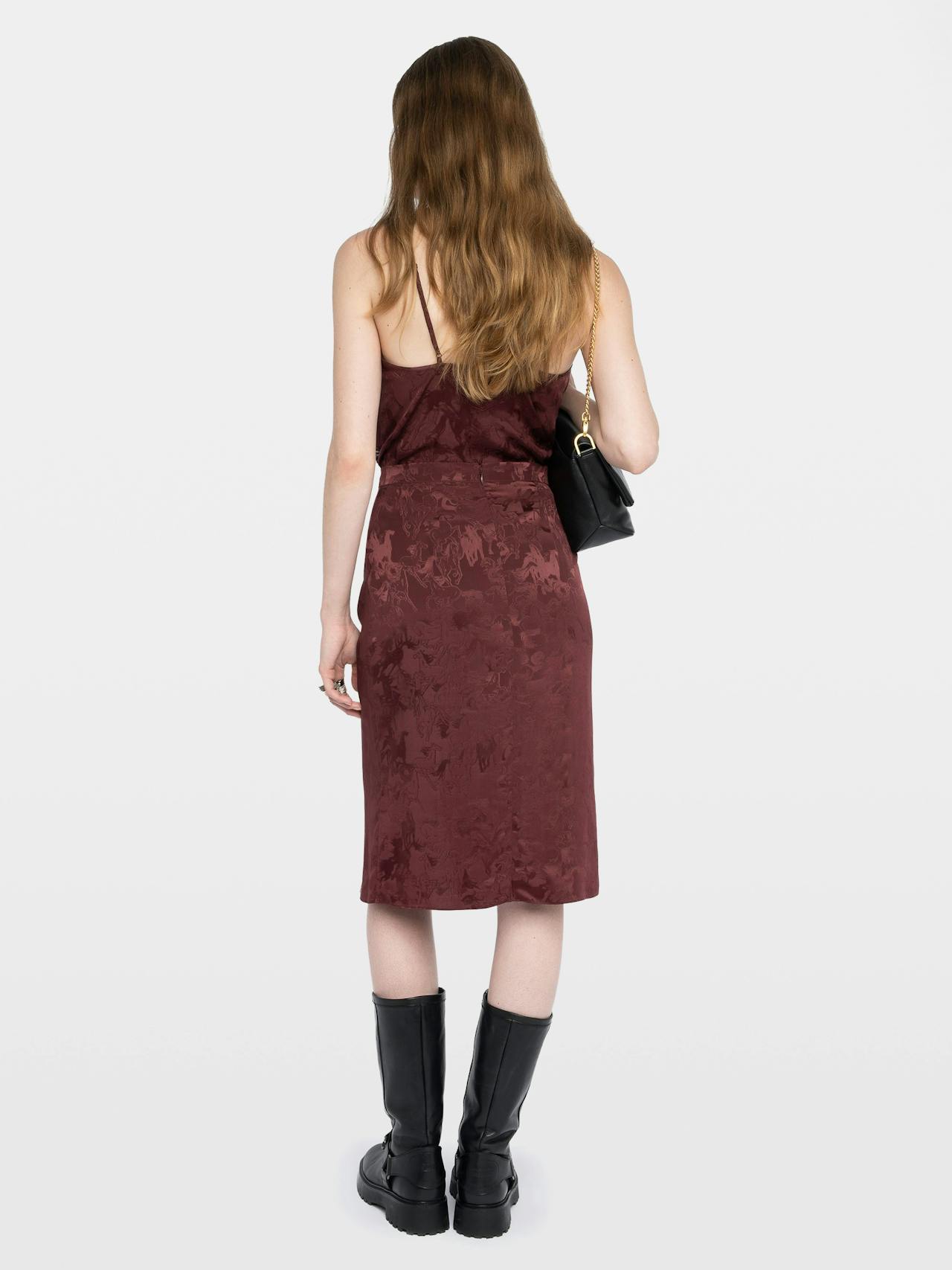 Julen Silk Lace Skirt