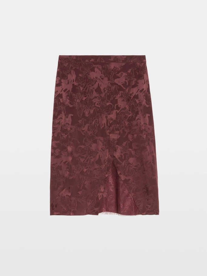 Zadig & Voltaire Julen Silk Lace Skirt​