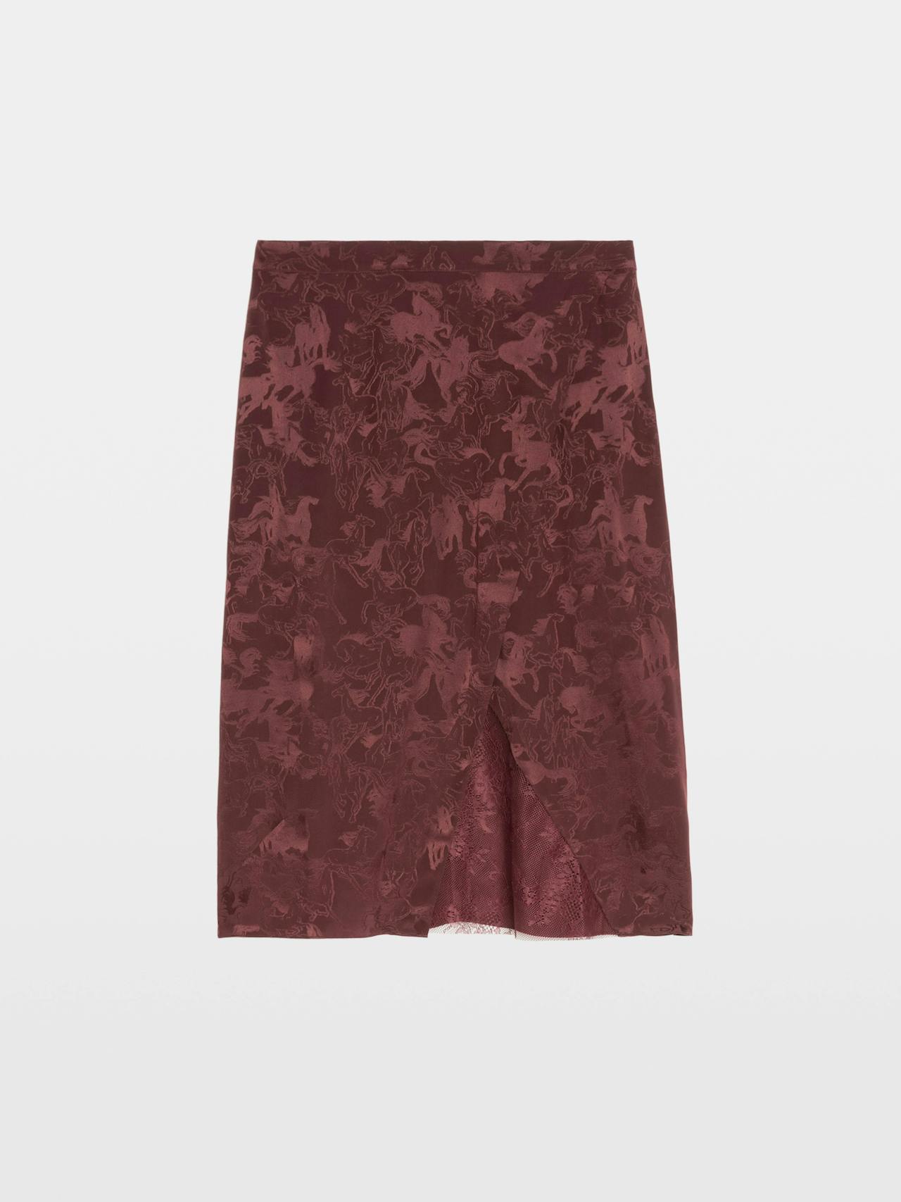 Julen Silk Lace Skirt