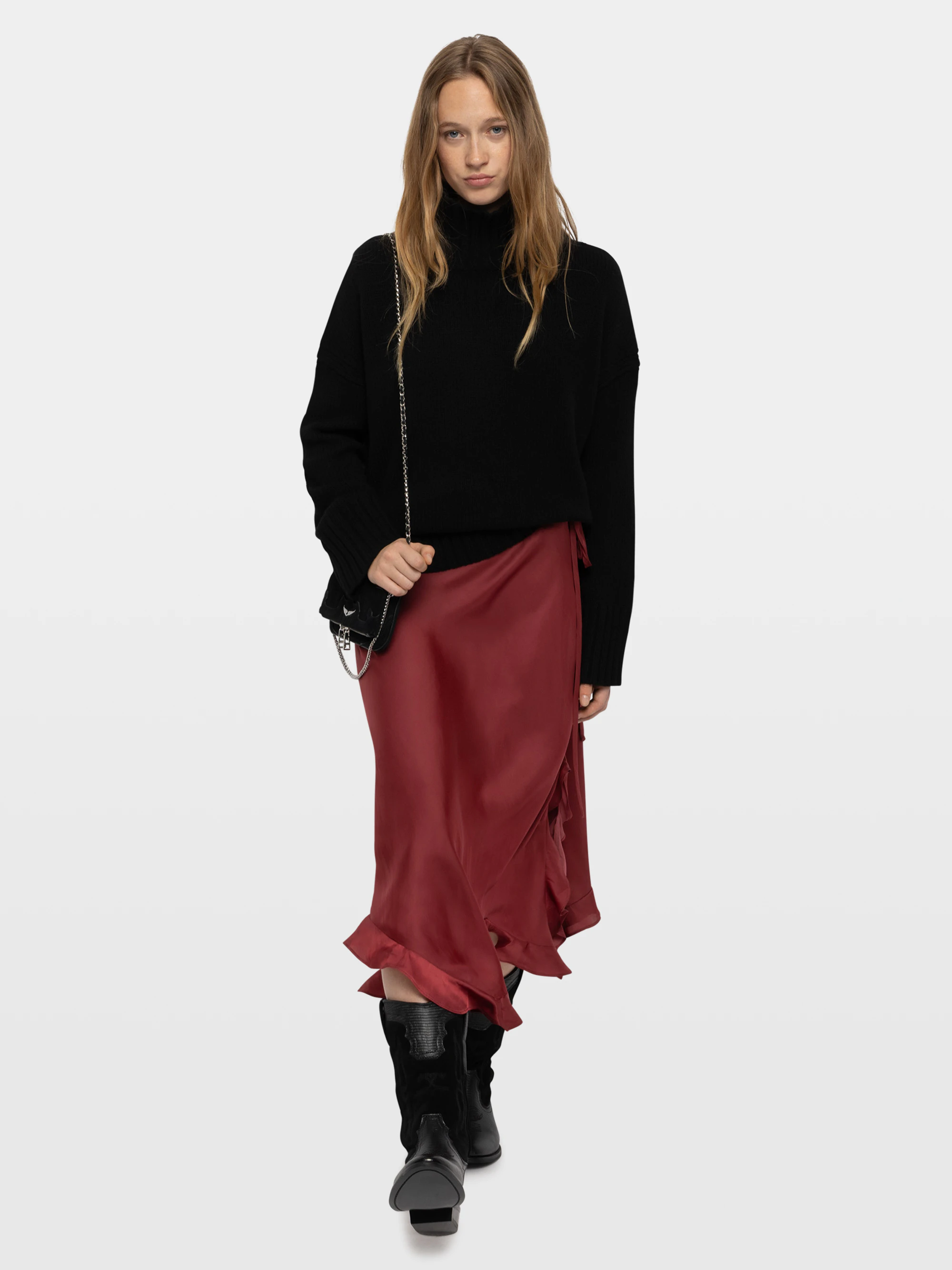 Jeto Satin Skirt