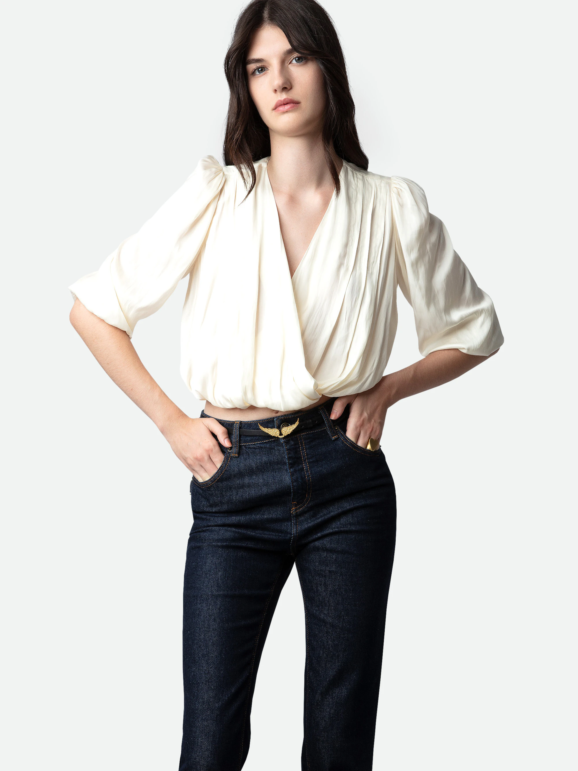 Tyfon Satin Top thumbnail 4