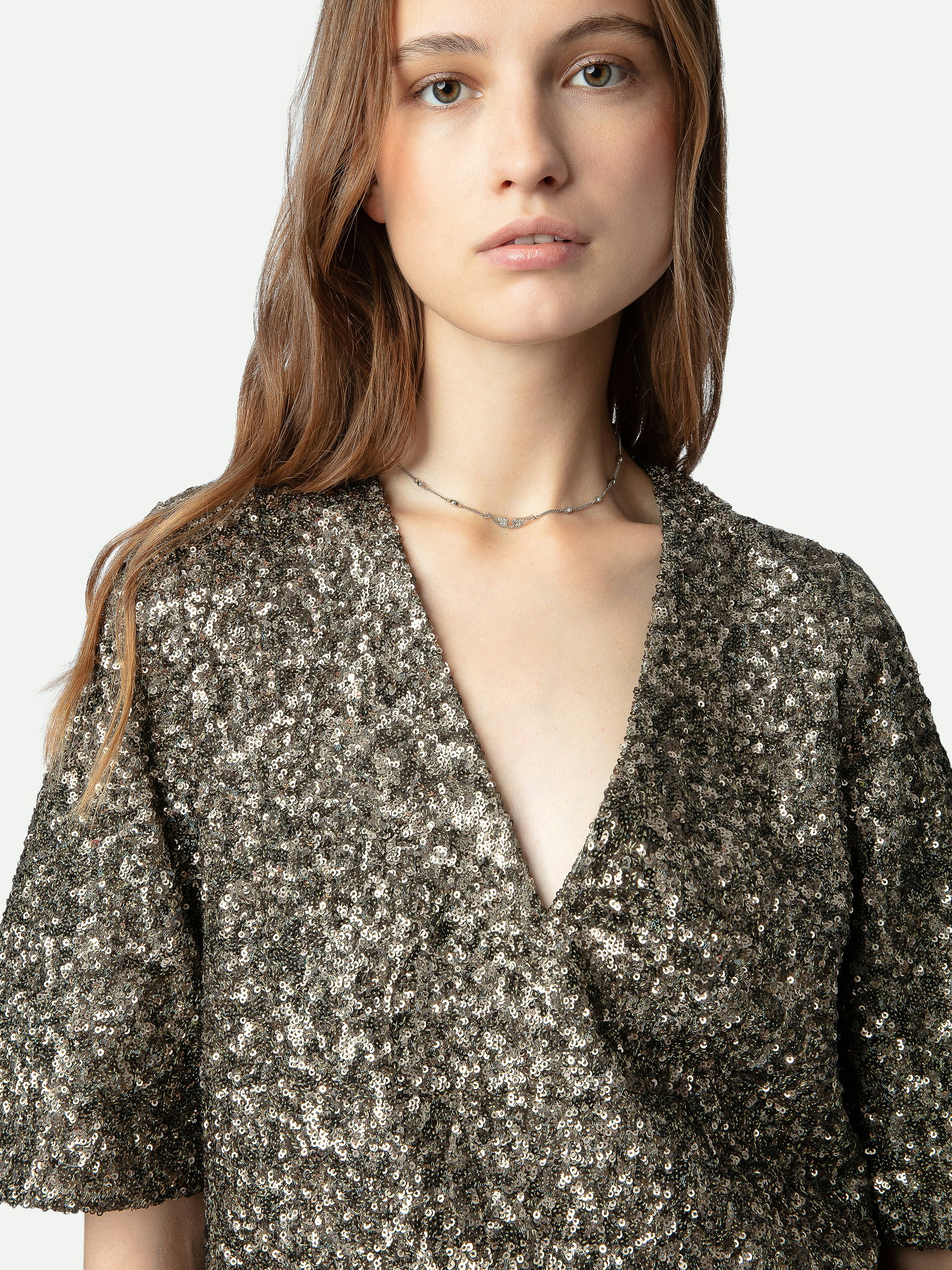 Tytane Sequin Blouse