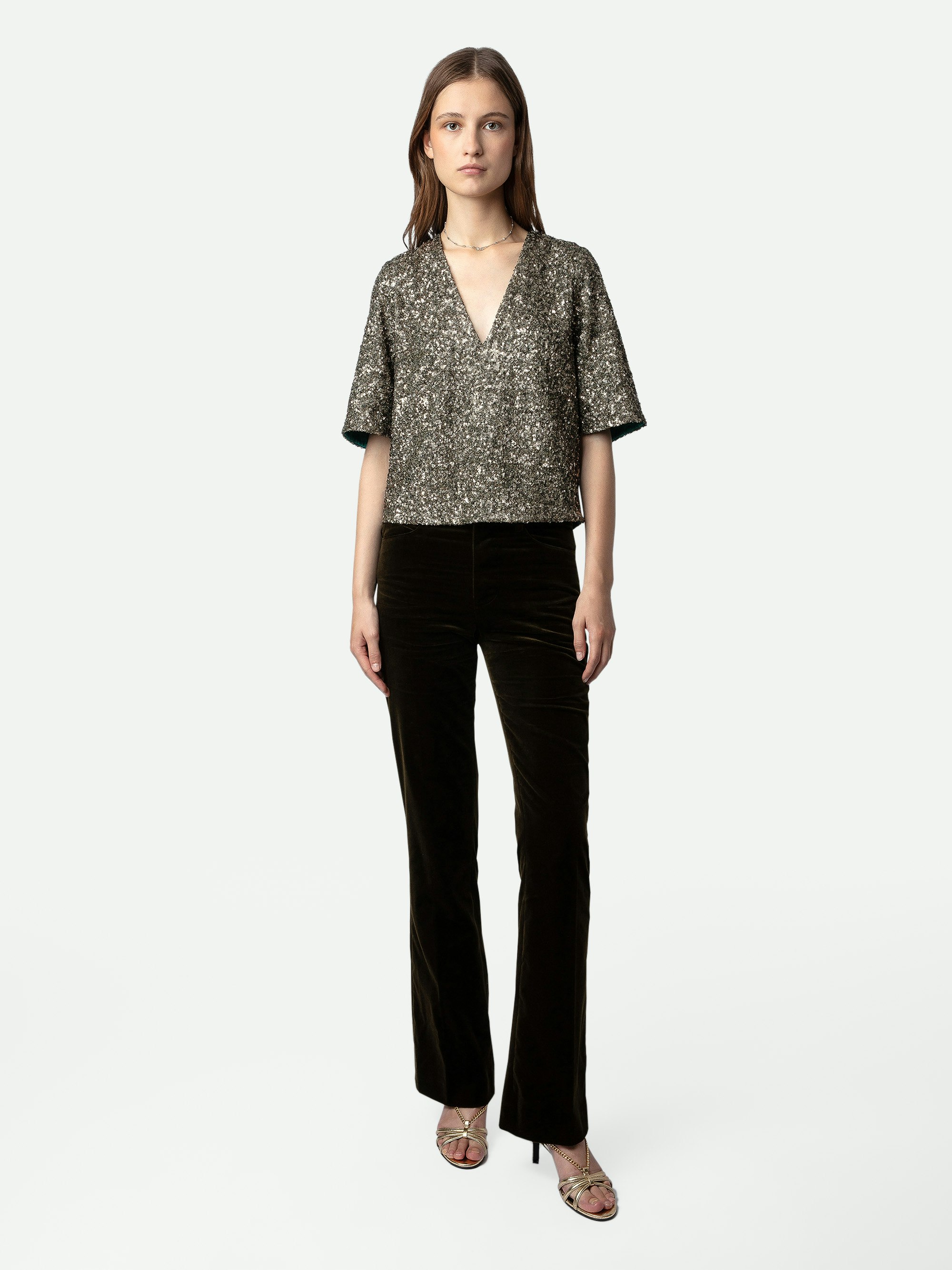 Tytane Sequin Blouse