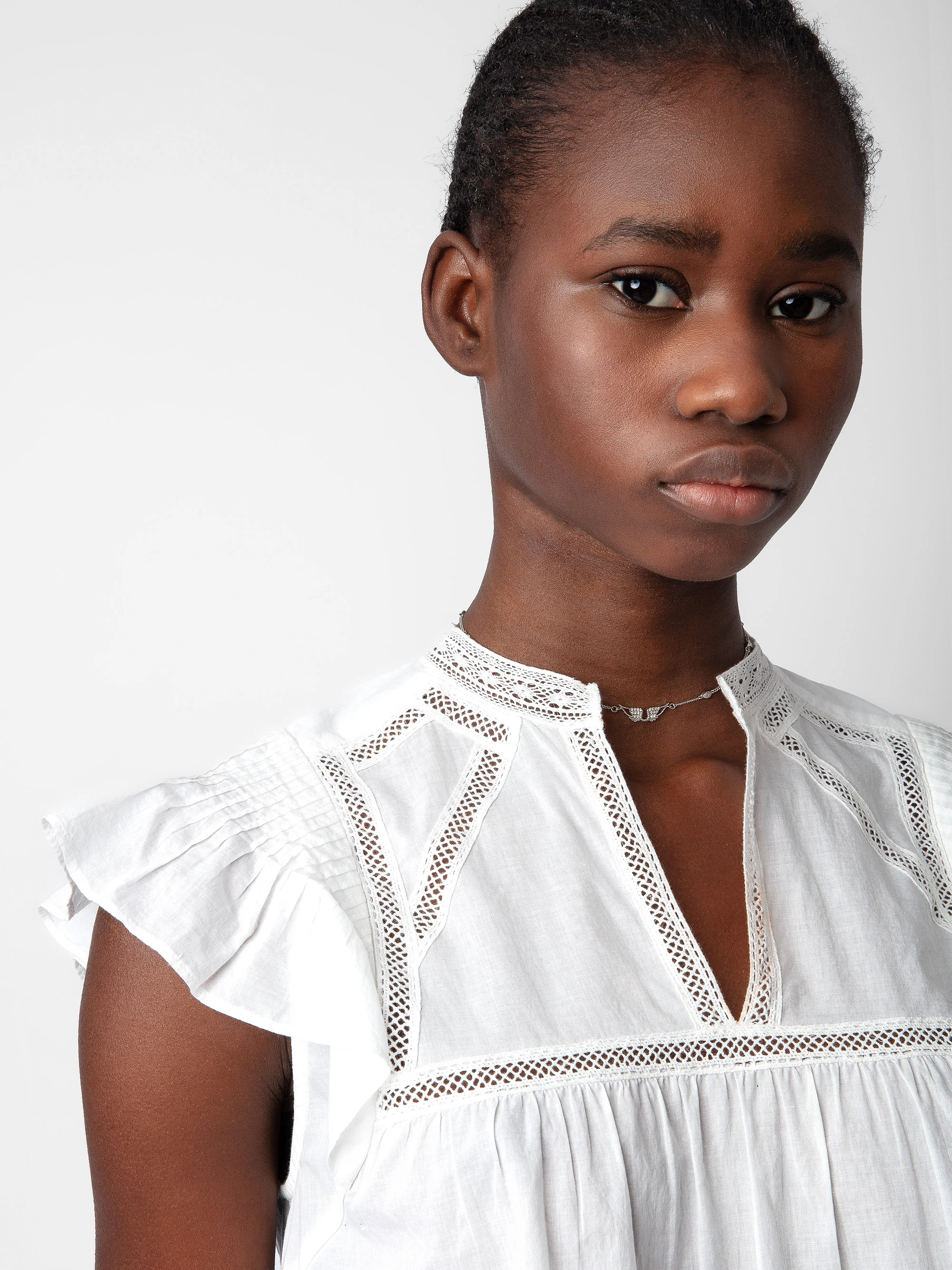 Tolded Top top white women | Zadig&Voltaire