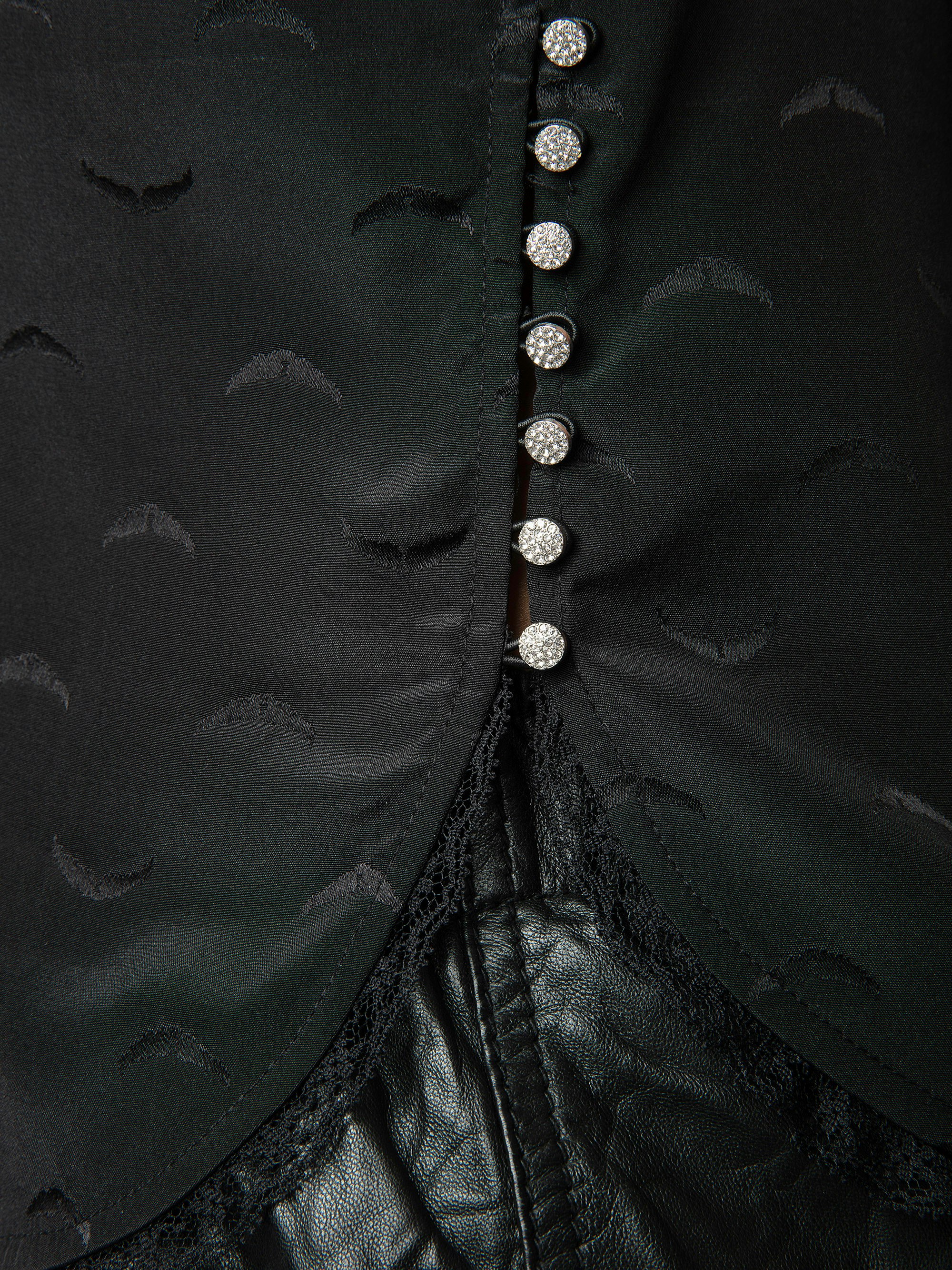 Tiffiny Wings Silk Jacquard Top