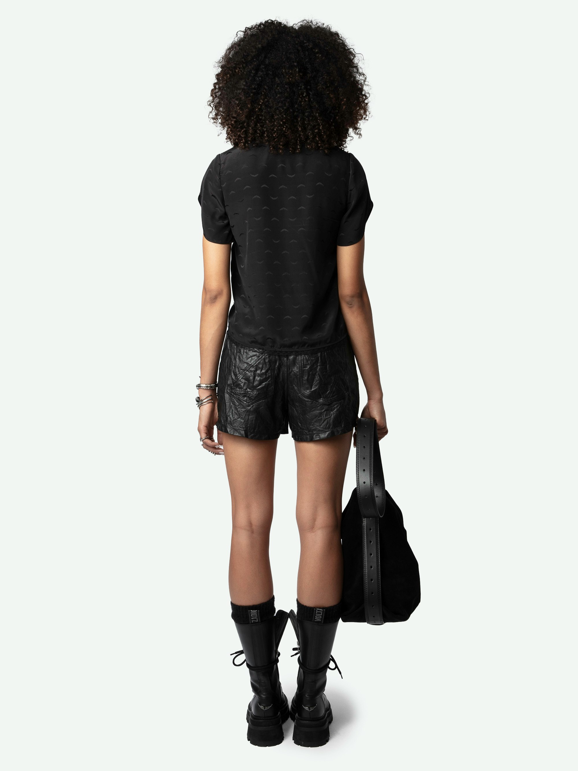 Tiffiny Wings Silk Jacquard Top