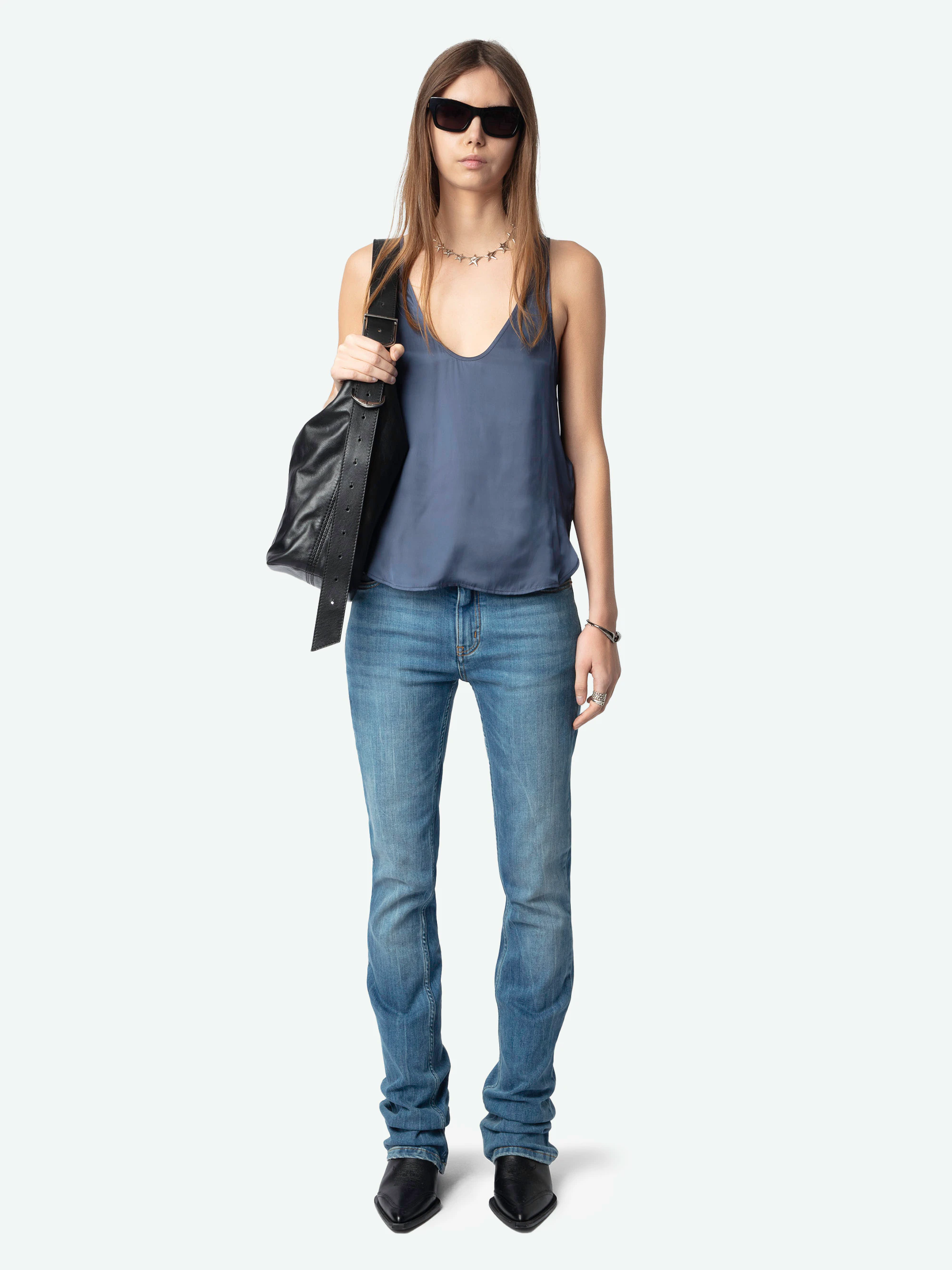 Tarys Satin Top thumbnail 1