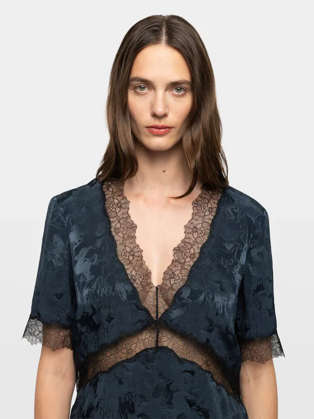 Tedoxa Top 100% Silk