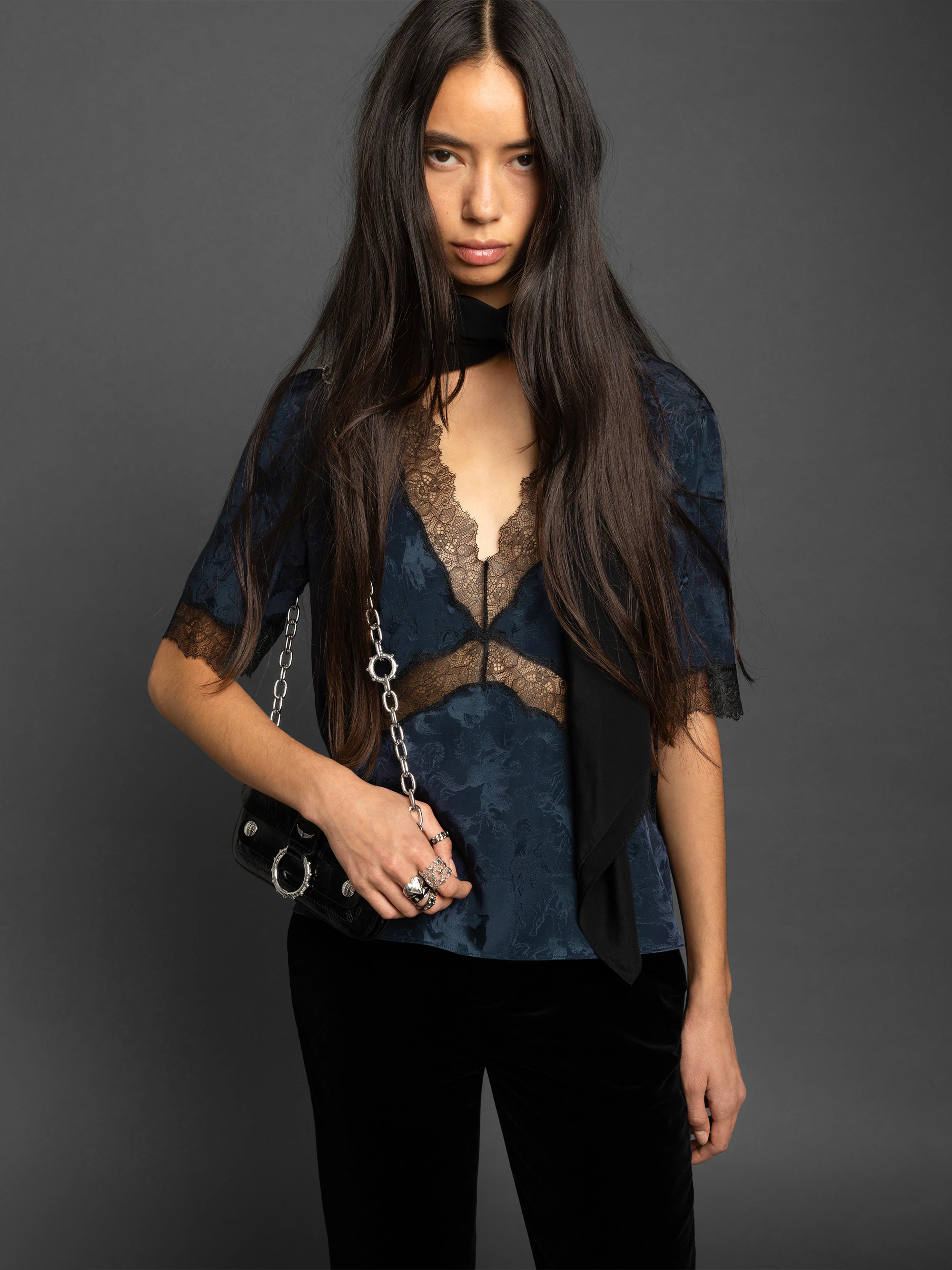 Tedoxa Top 100% Silk