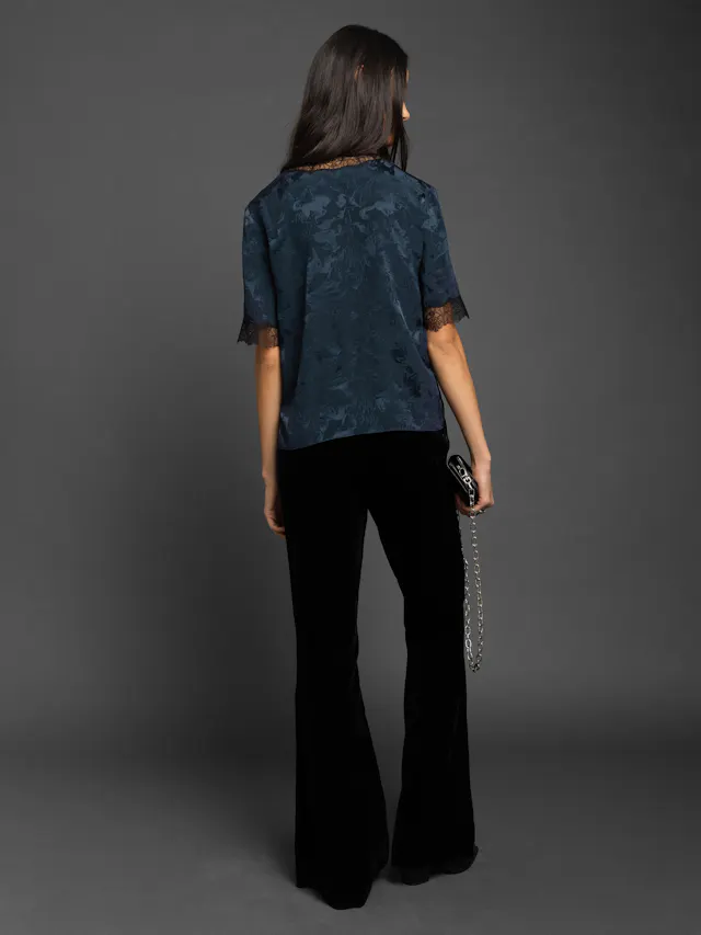 Tedoxa Top 100% Silk