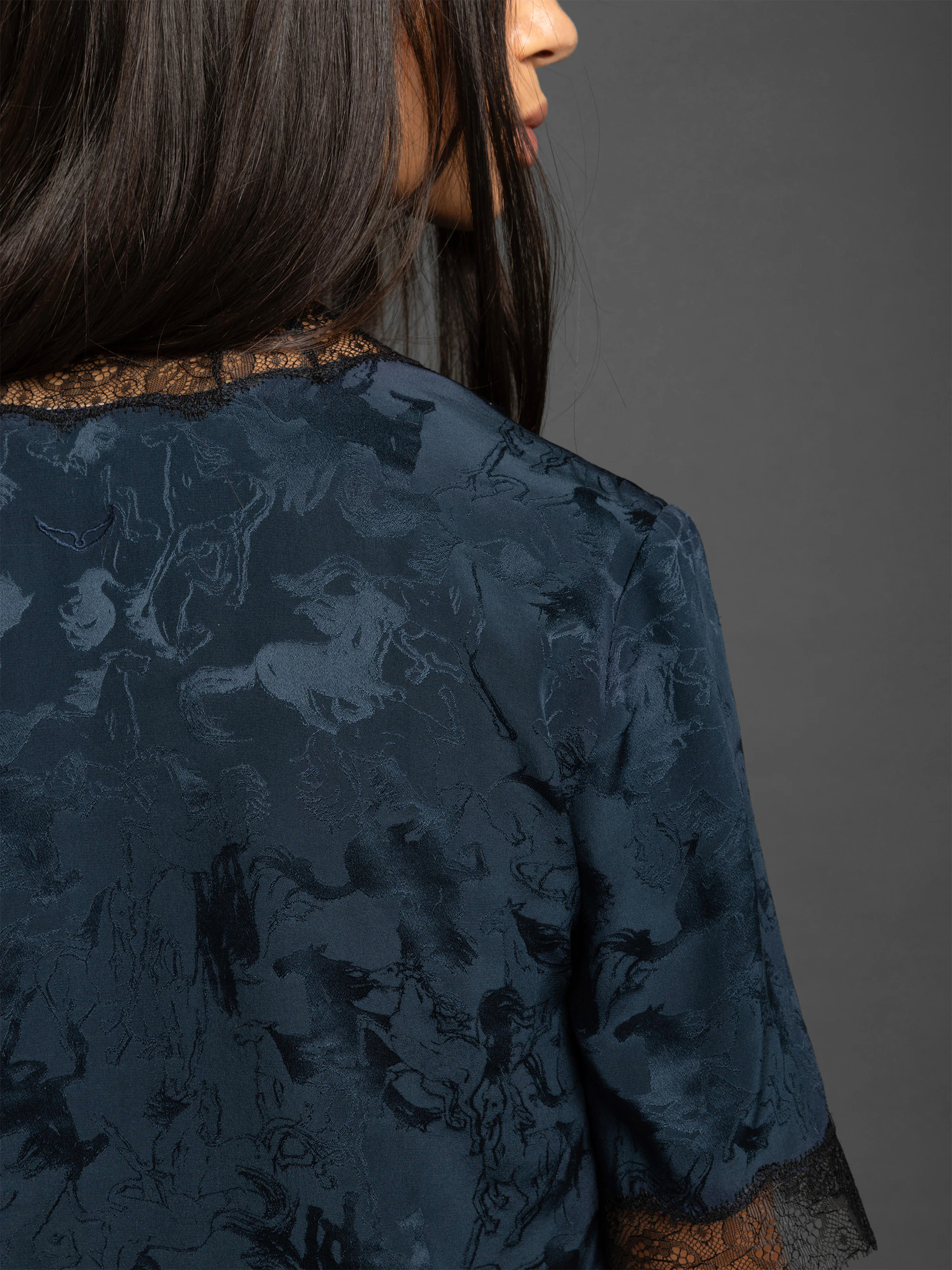 Tedoxa Top 100% Silk