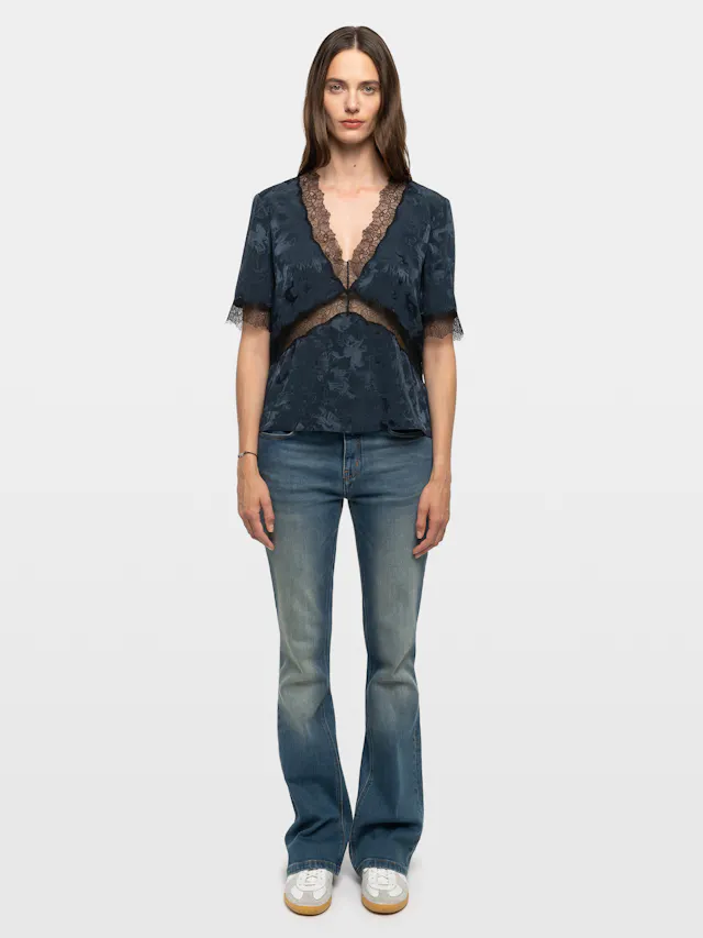 Tedoxa Top 100% Silk