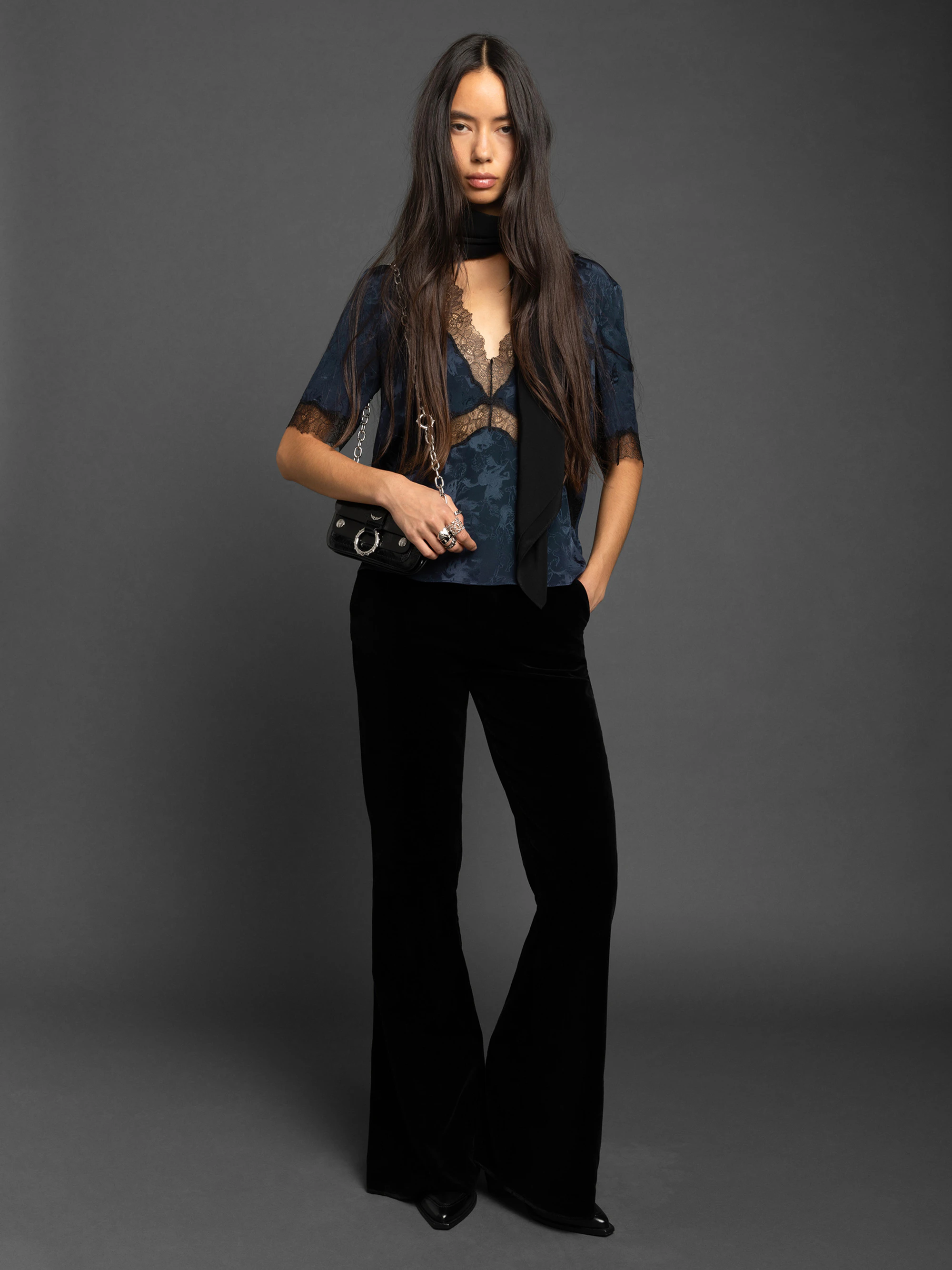 Tedoxa Top 100% Silk