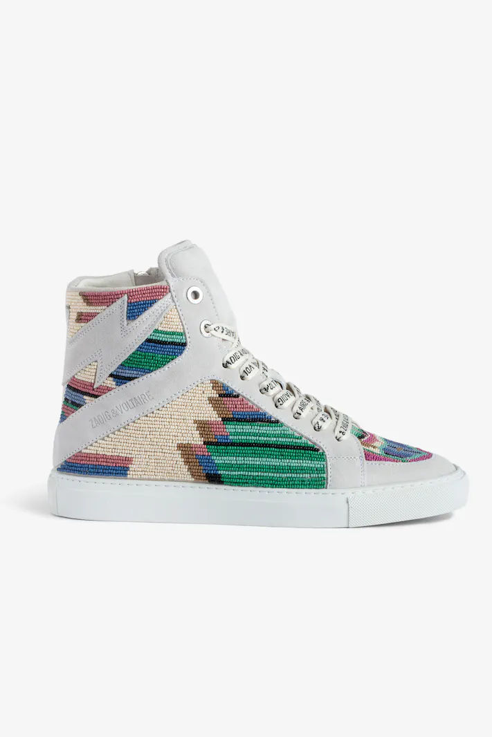 ZV1747 High Flash High-Top Trainers
