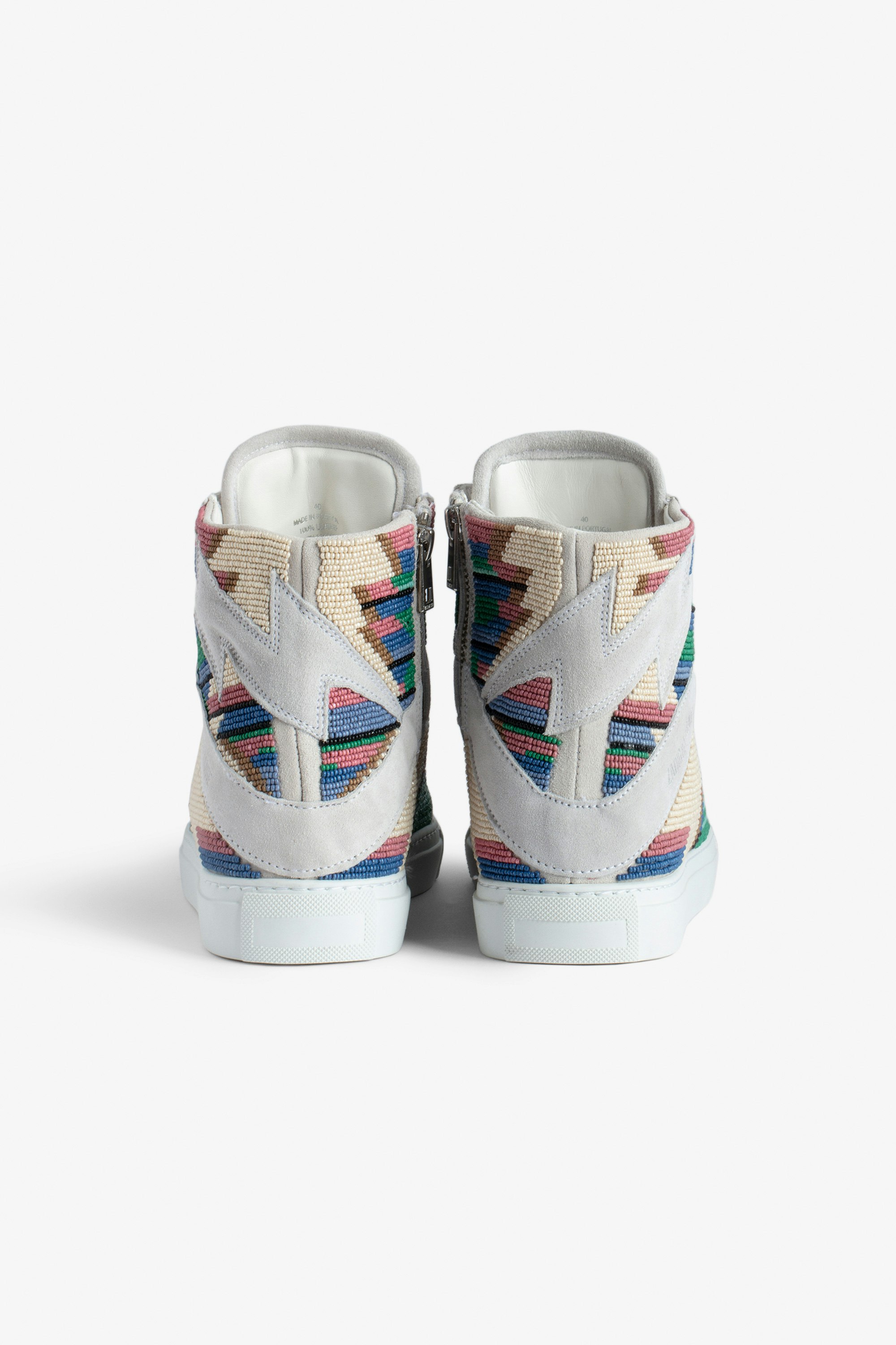 ZV1747 High Flash High-Top Trainers