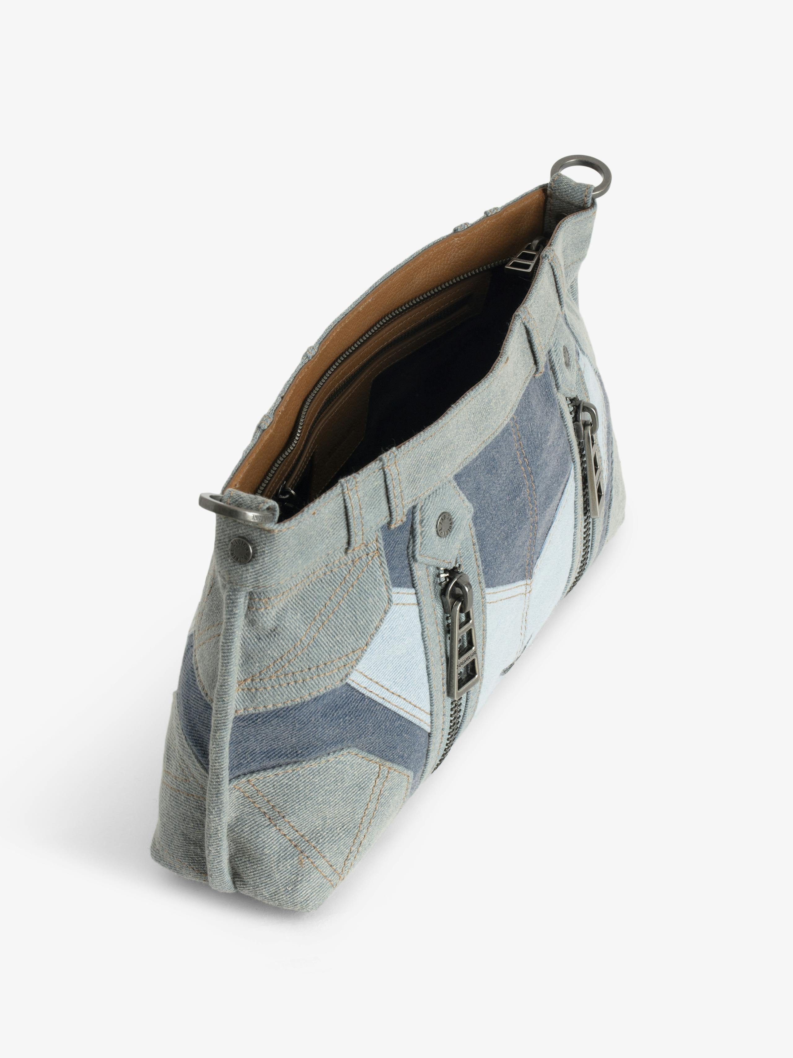 Sunny Moody Blue Denim Shoulder Bag 5