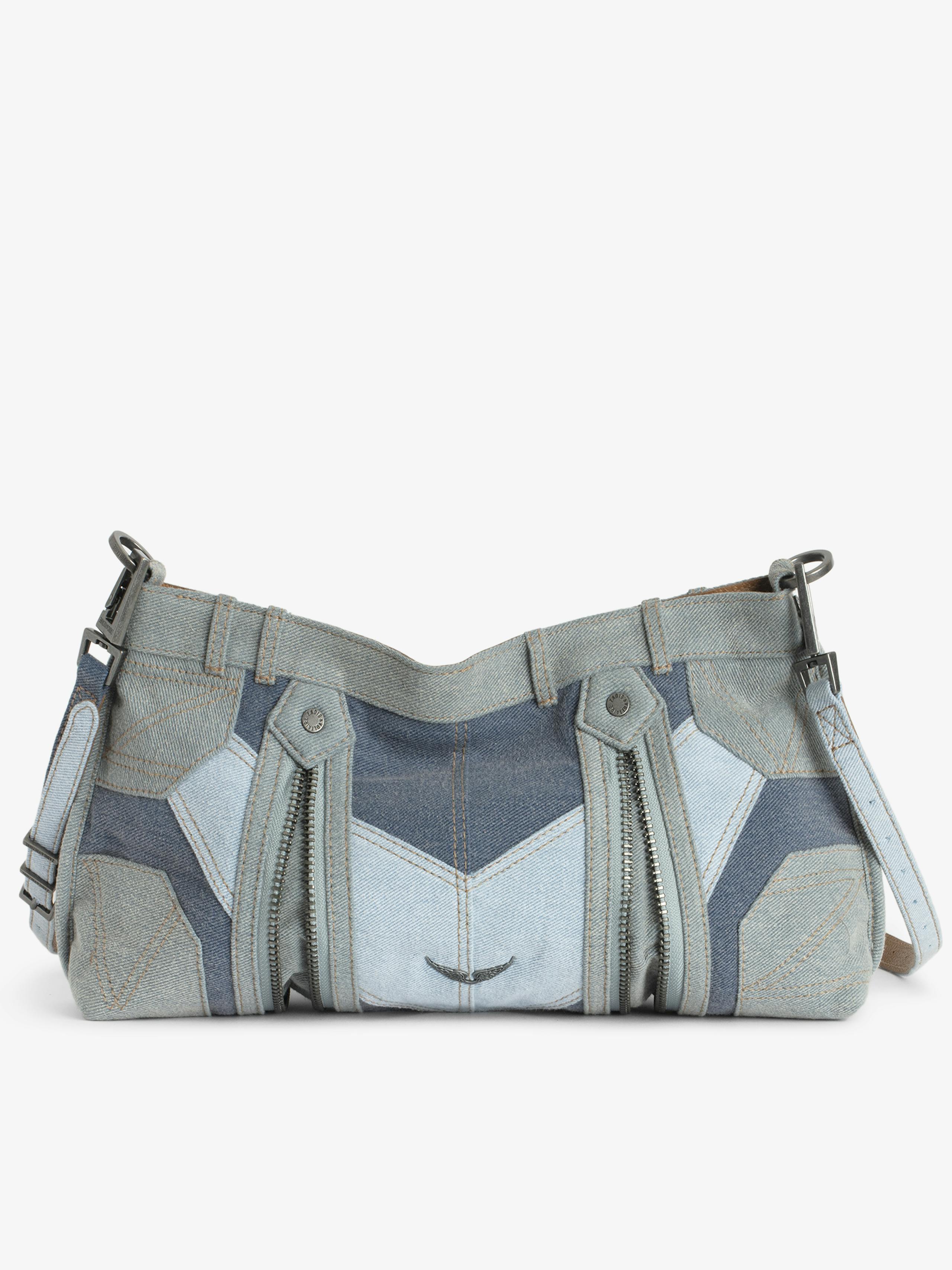 Sunny Moody Blue Denim Shoulder Bag 3