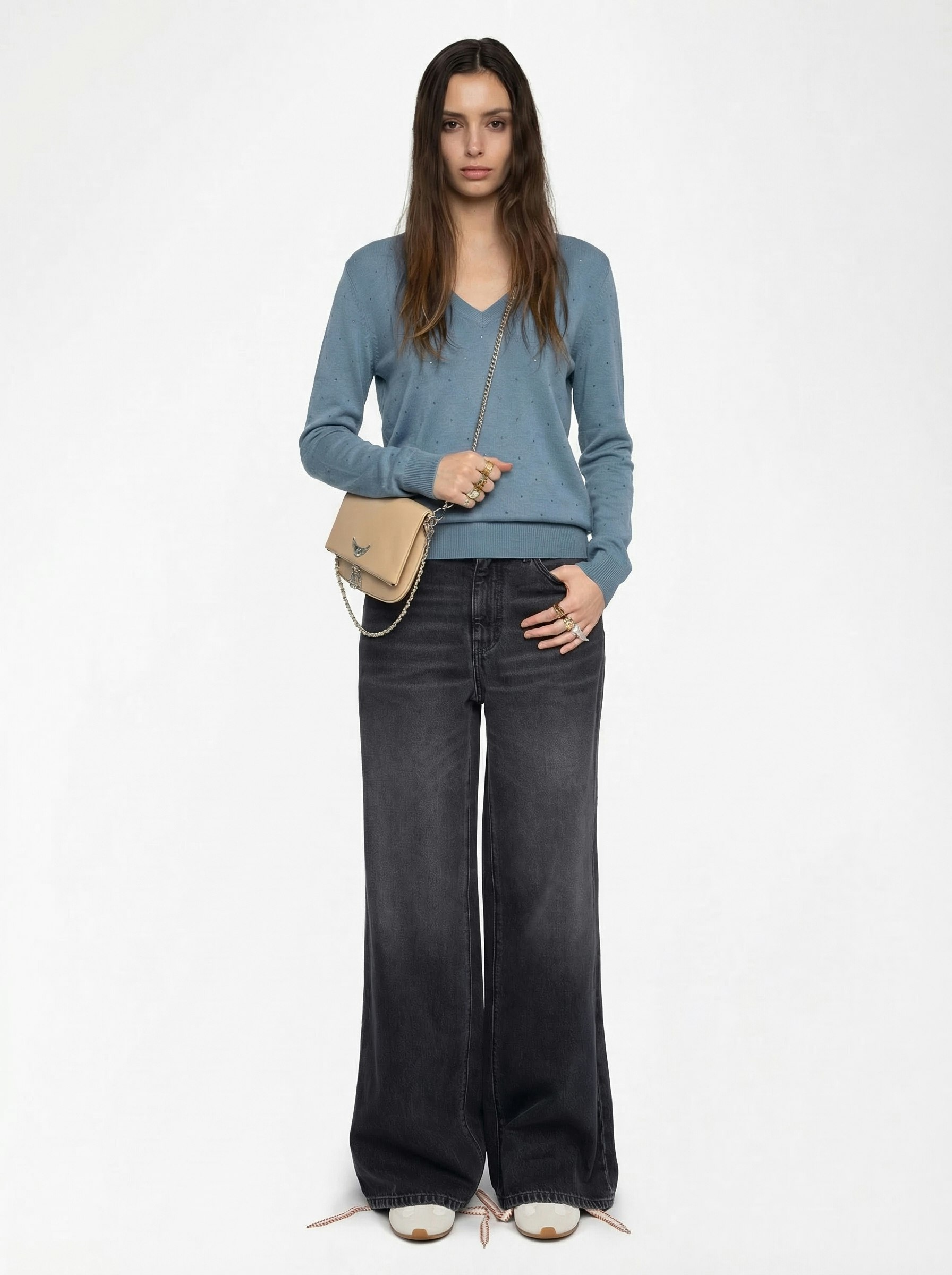 Rivy Embellished Cashmere Sweater