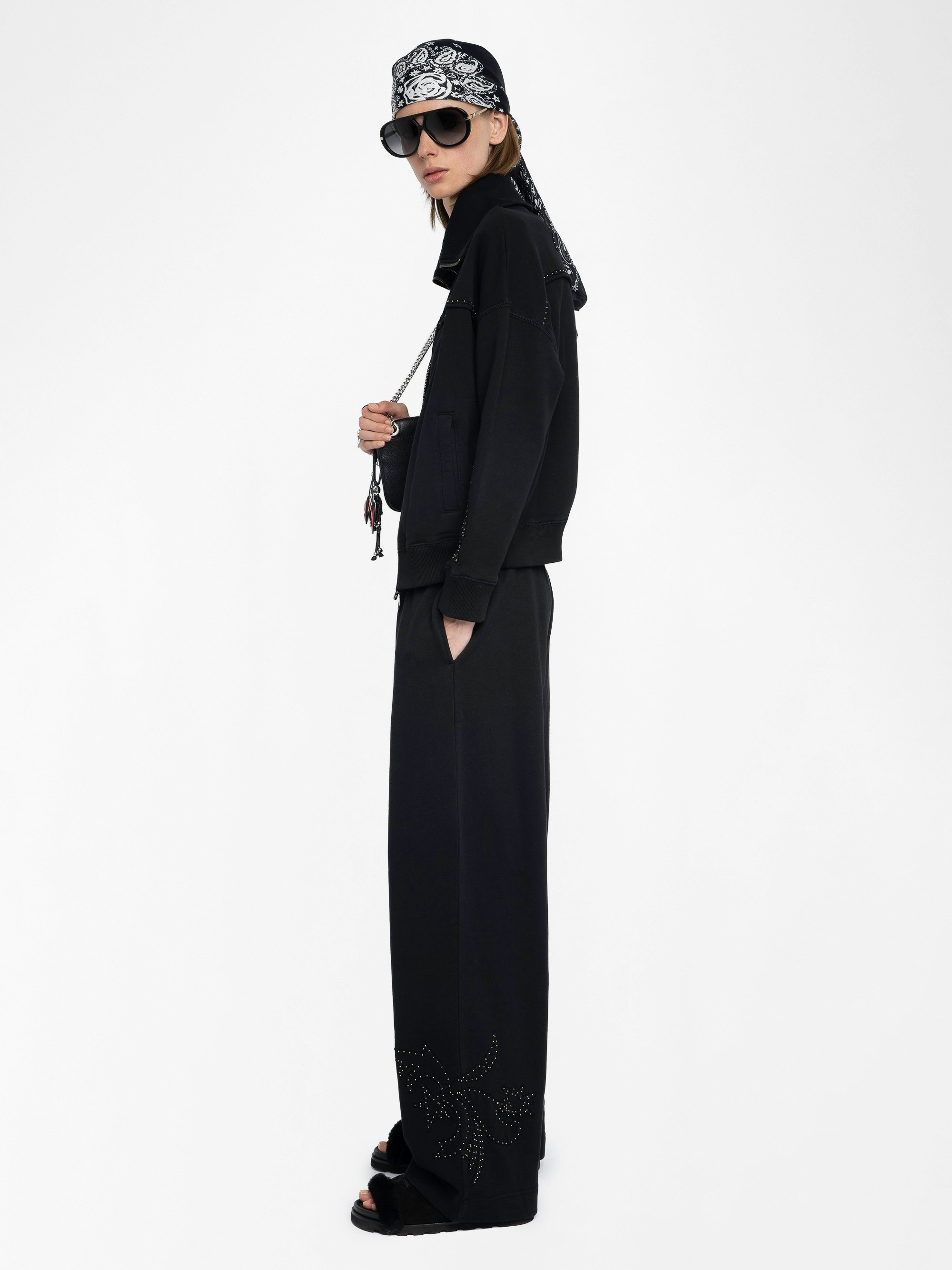 Milly Zip Up Sweatshirt