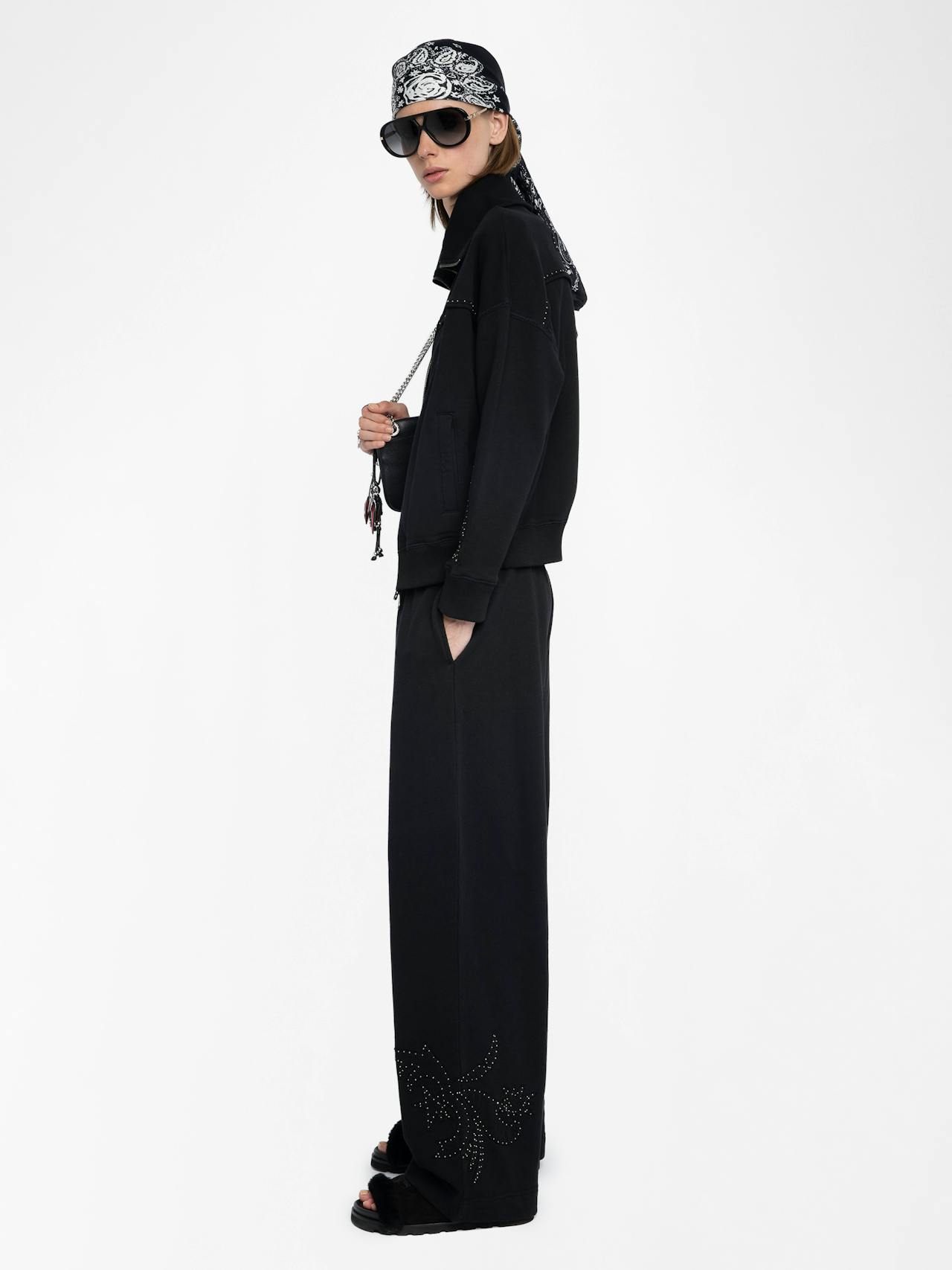 Milly Zip Up Sweatshirt