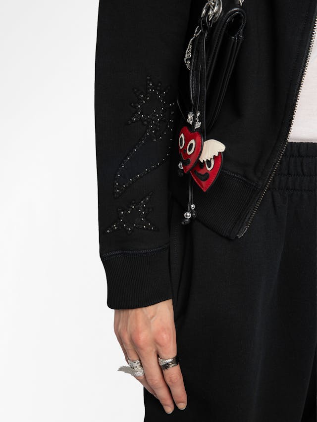 Milly Zip Up Sweatshirt