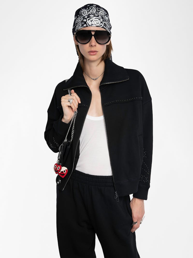 Milly Zip Up Sweatshirt