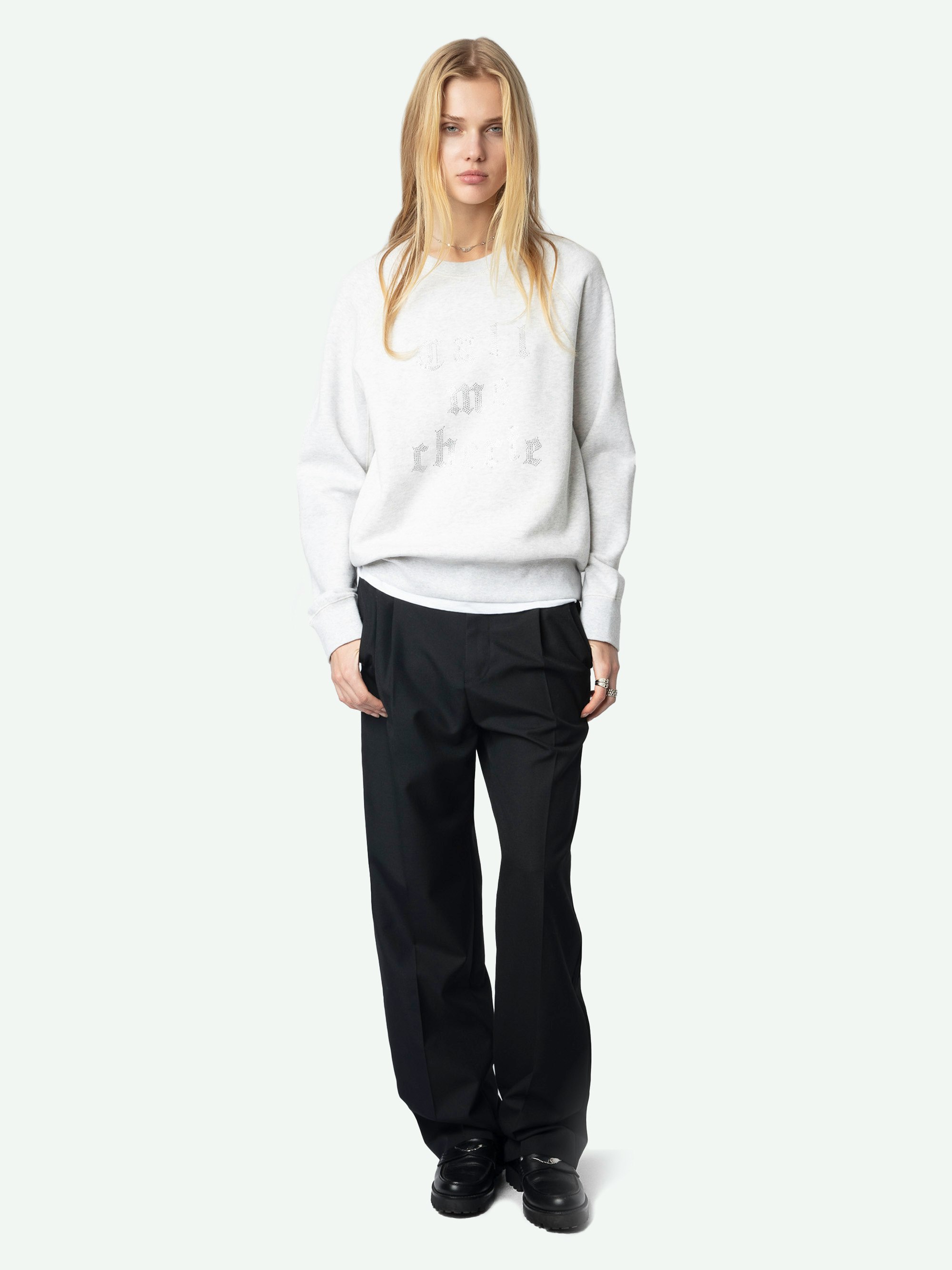 Upper  Diamanté Sweatshirt