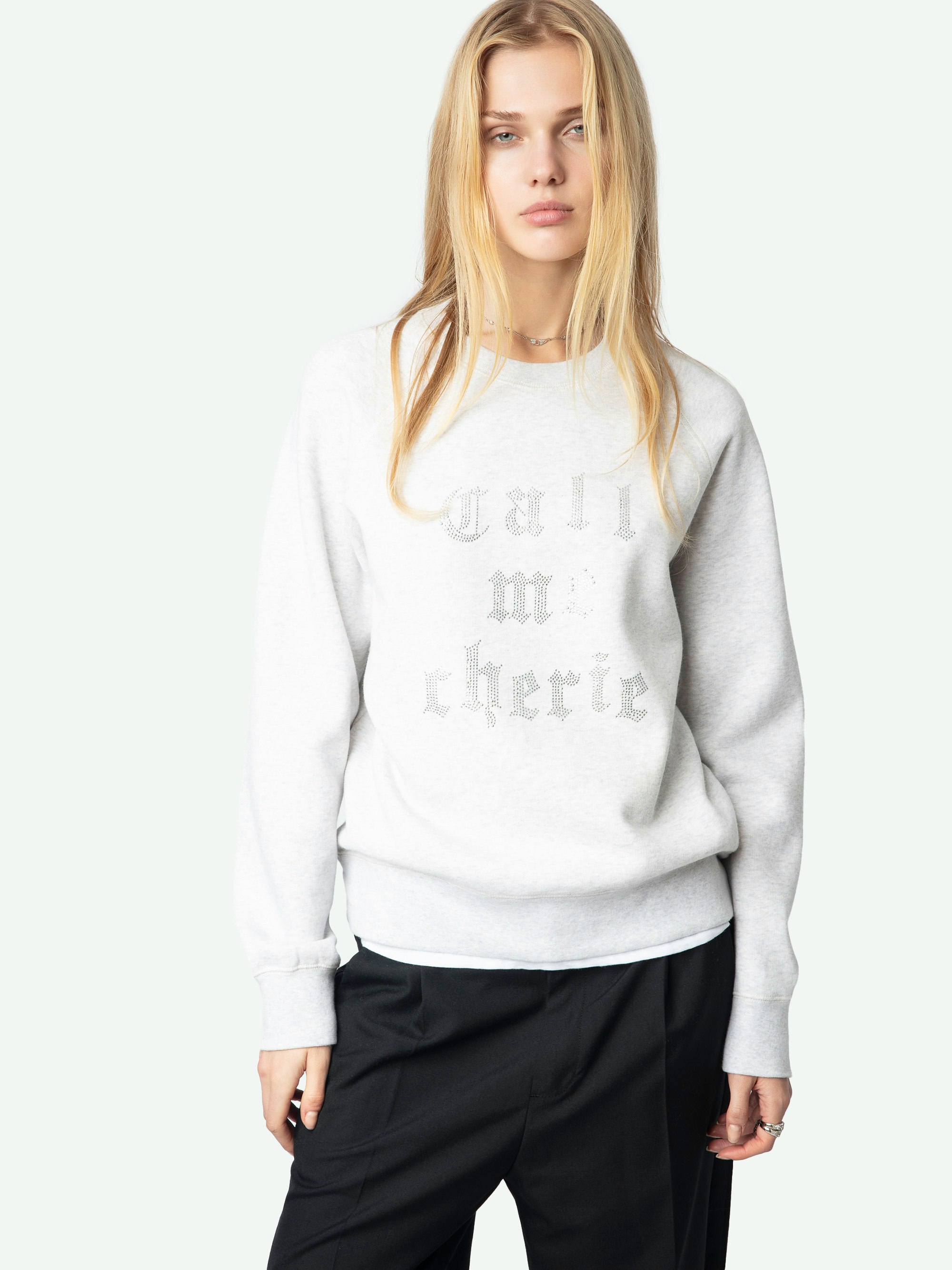 Upper  Diamanté Sweatshirt