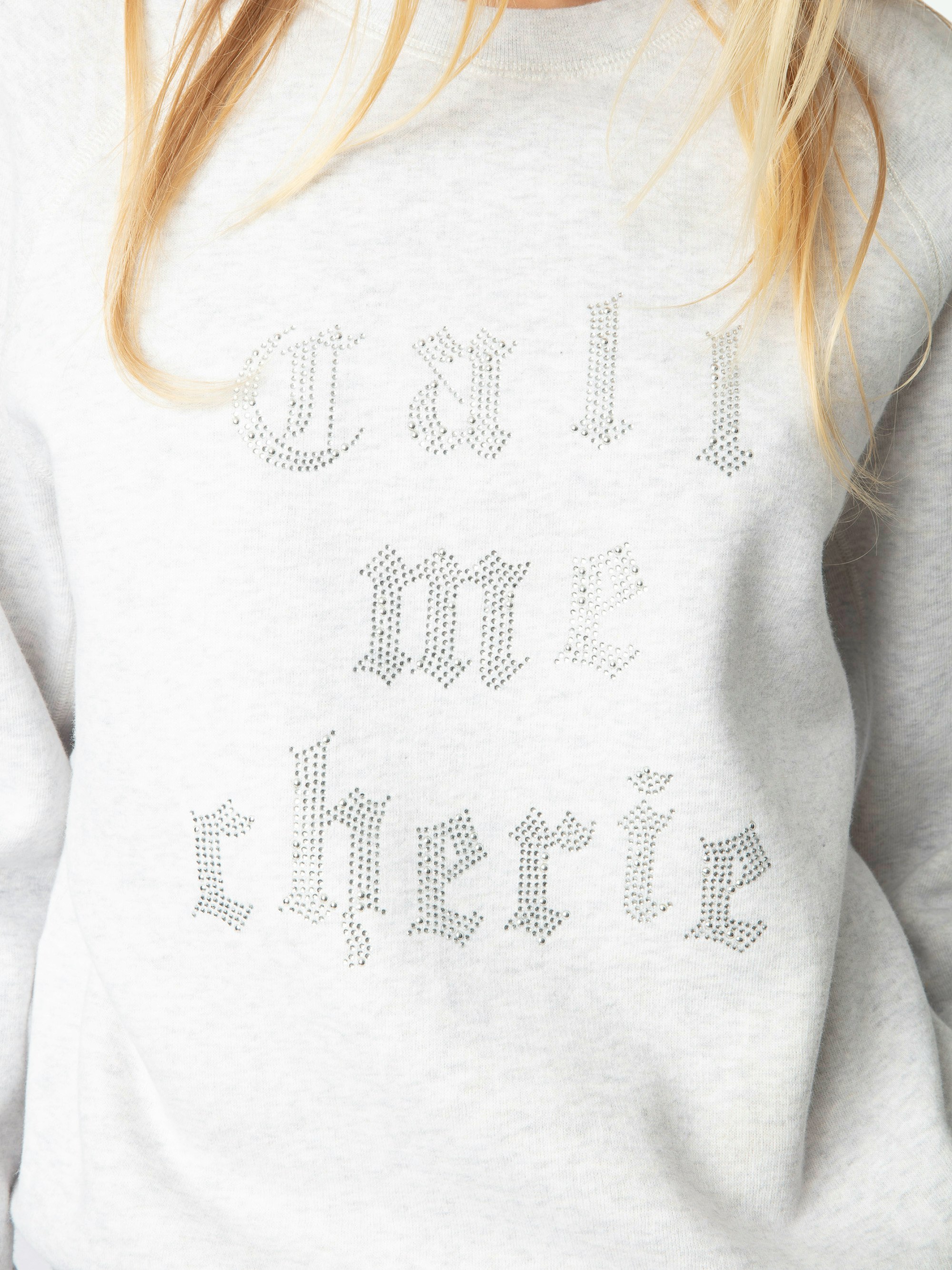 Upper  Diamanté Sweatshirt