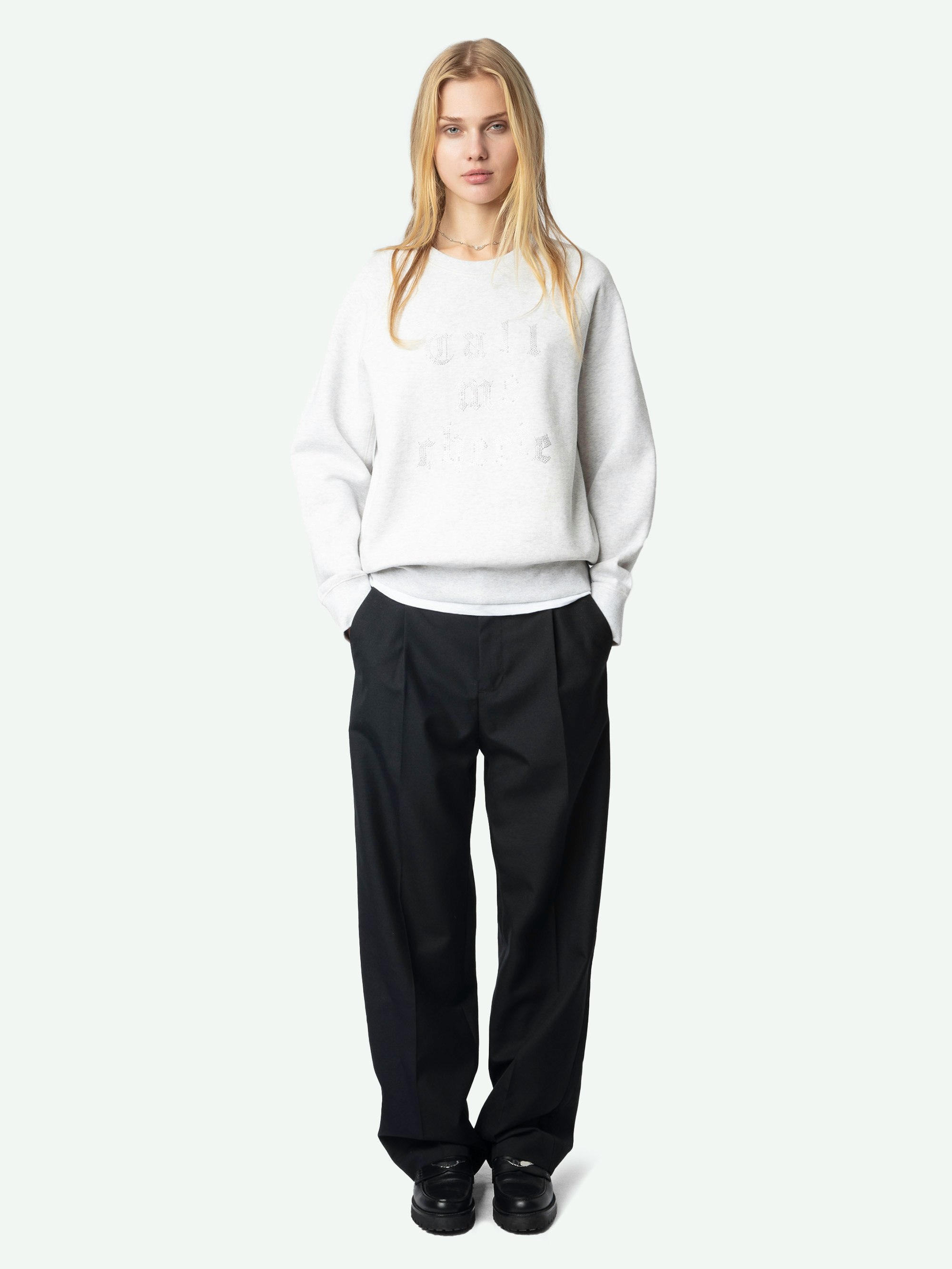 Upper  Diamanté Sweatshirt