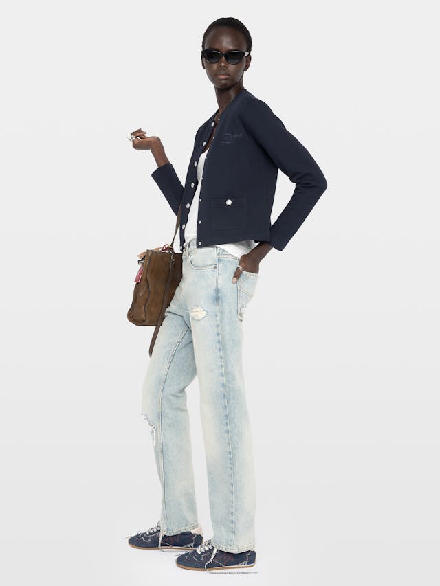 Cama Buttoned Sweatshirt