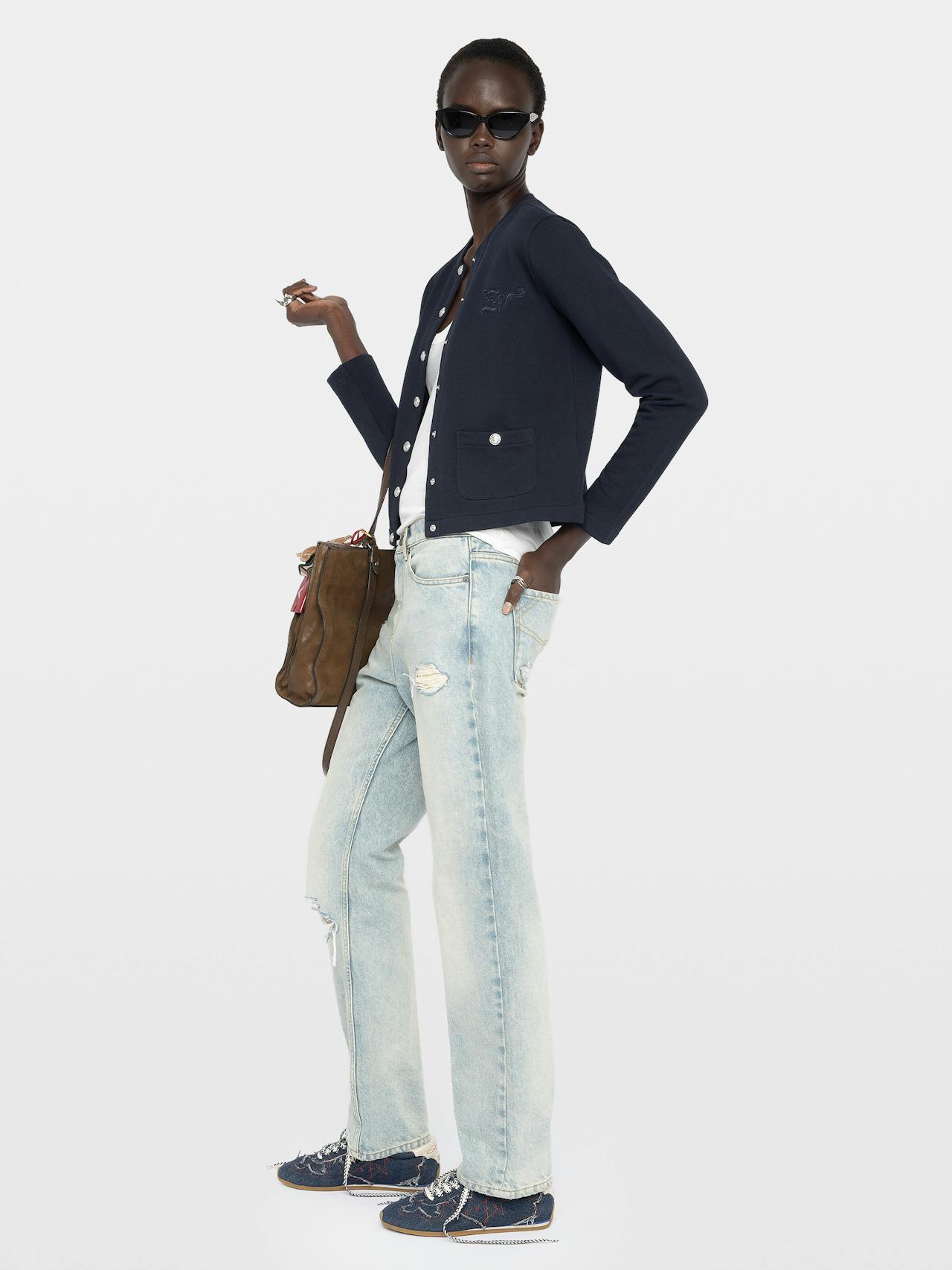 Cama Buttoned Sweatshirt