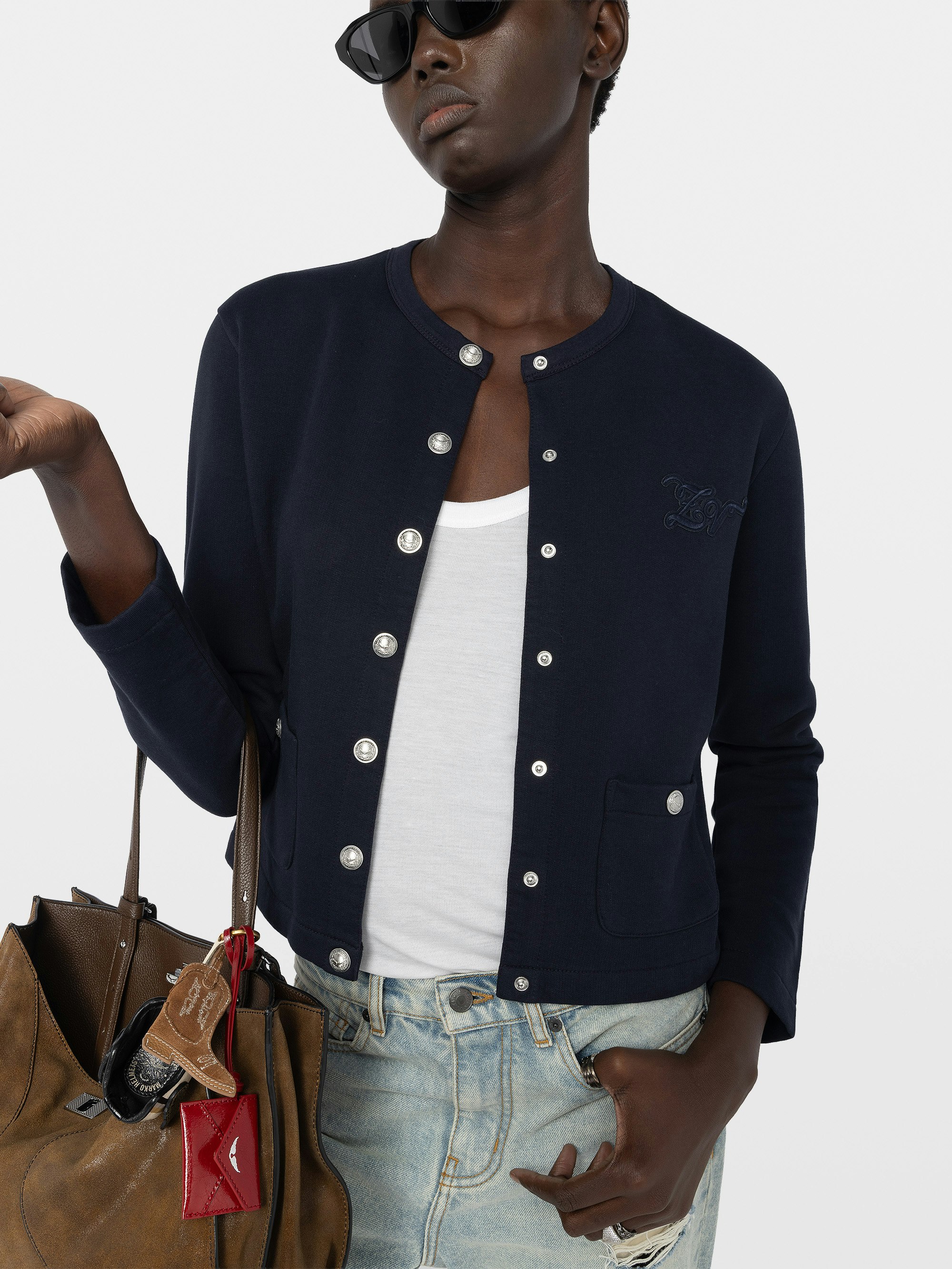 Cama Buttoned Sweatshirt