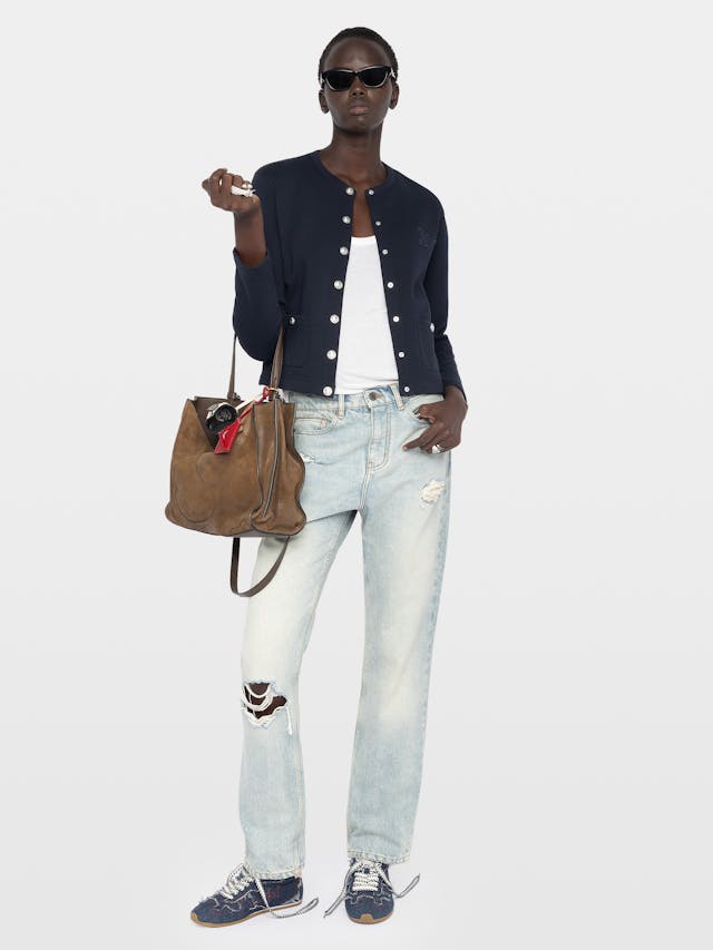 Cama Buttoned Sweatshirt