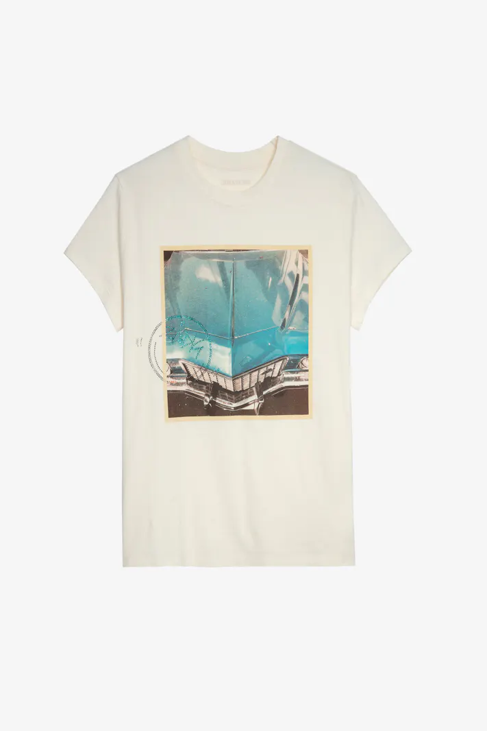 Zoe Diamanté Photo Print T-shirt