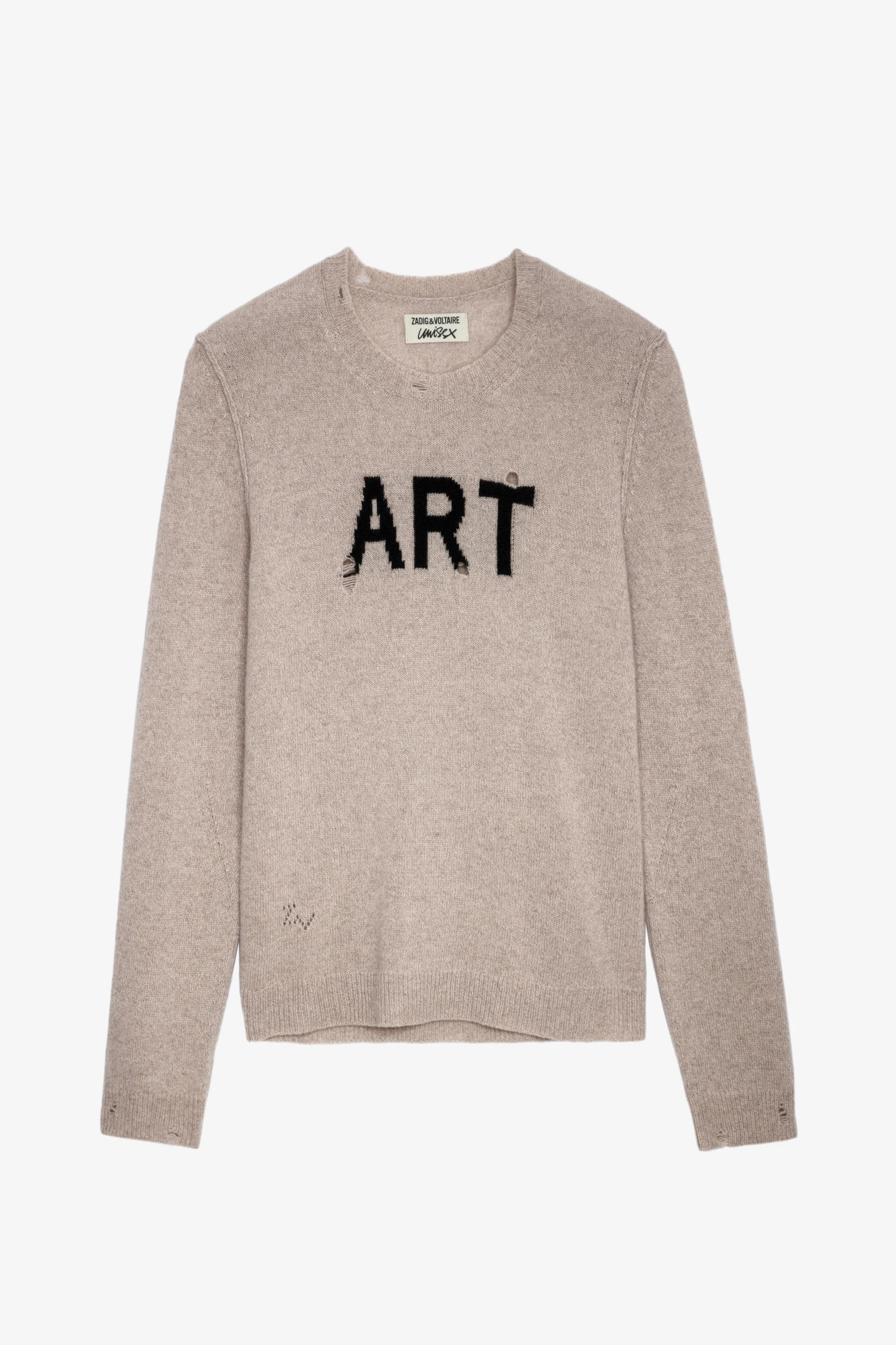 未使用級ꕥサラマリカ 24AW ジーナットコットンツイルエンブロイダリージレ Kennedy Sweater | Zadig&Voltaire