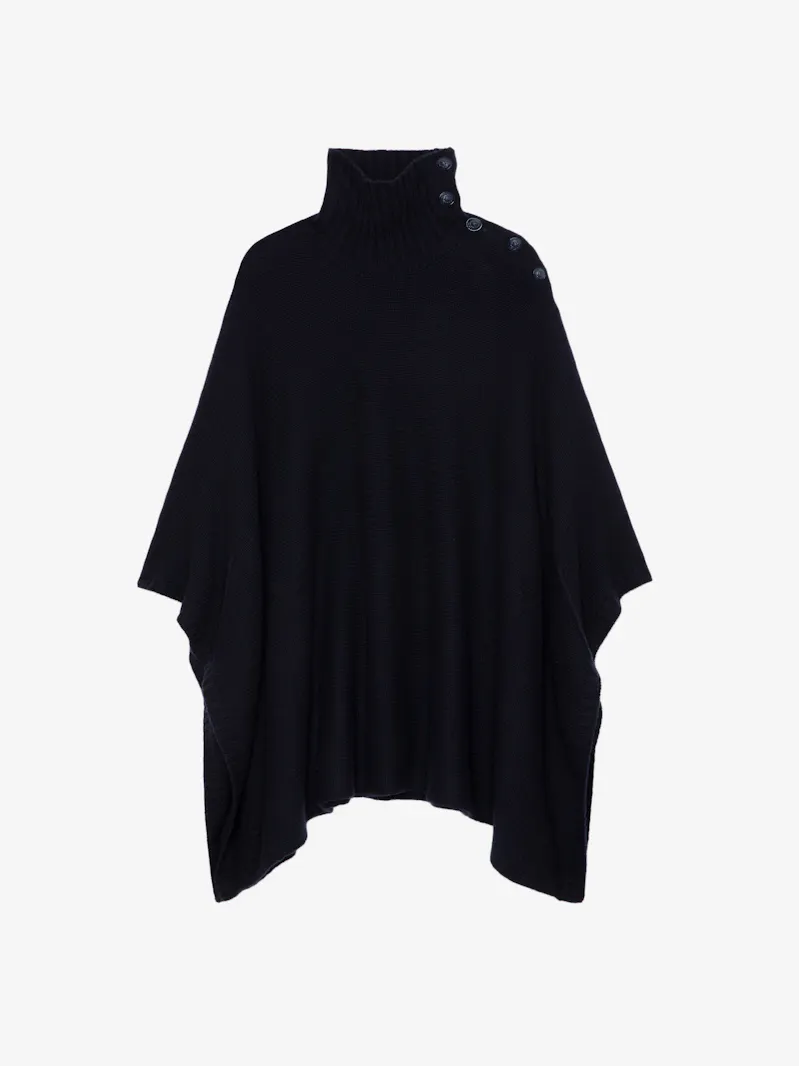 Poncho Palma 100% Cachemir