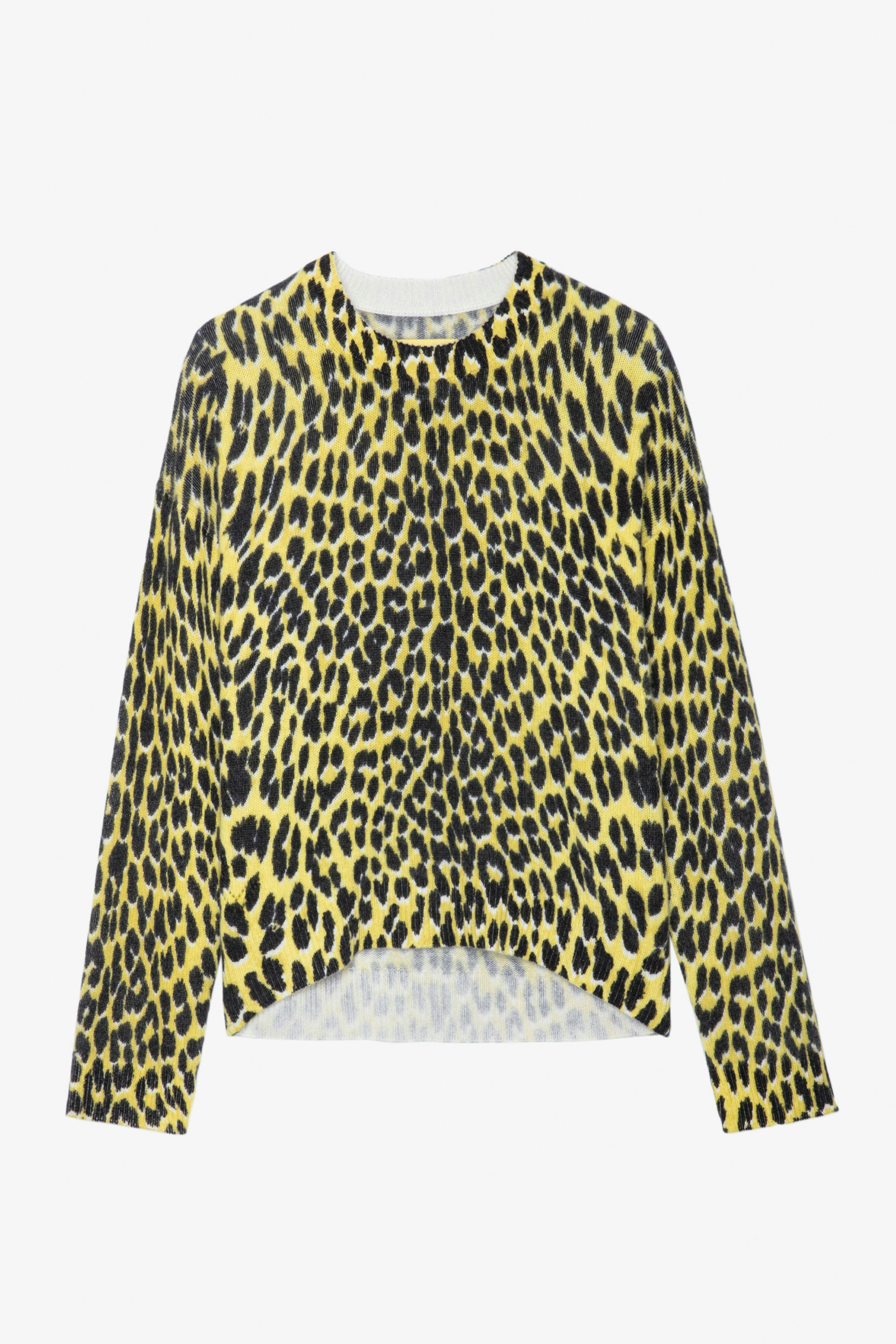 Markus Leopard Cashmere Sweater