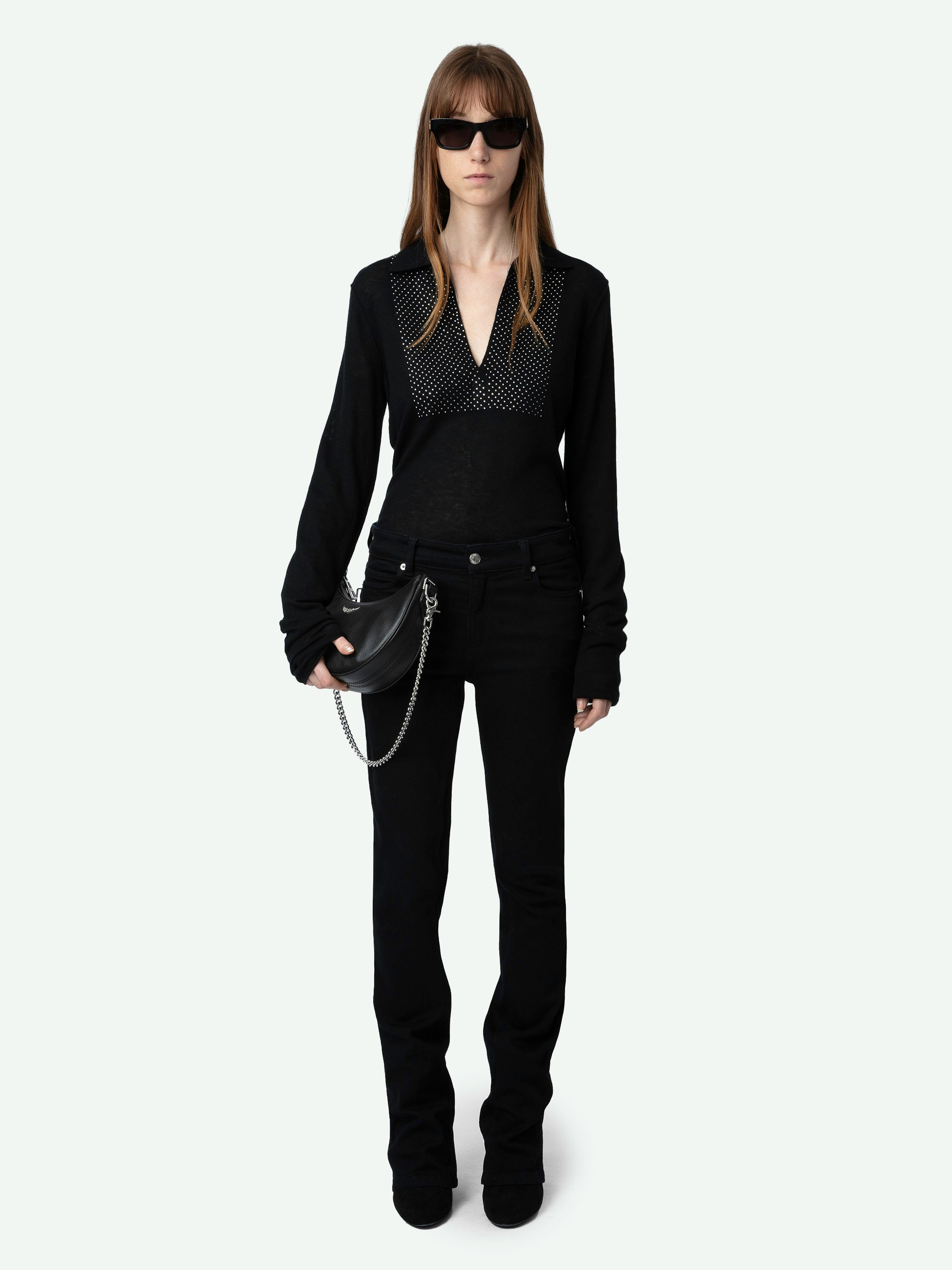 Sally Diamante Cashmere Sweater