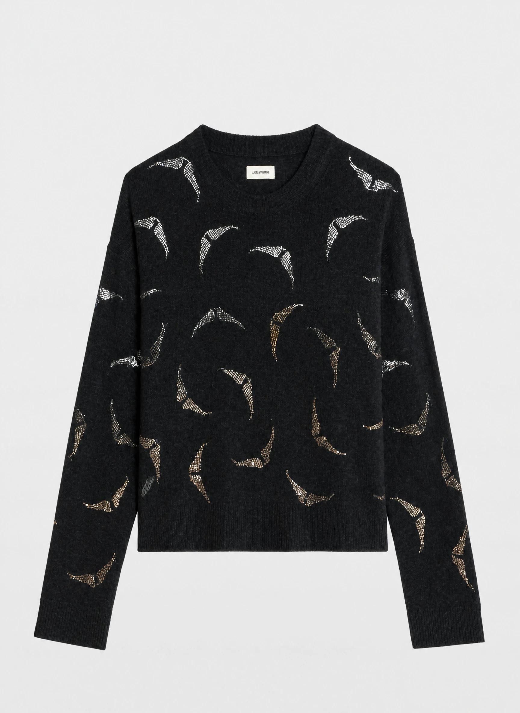 Markuz Diamanté Wings Sweater