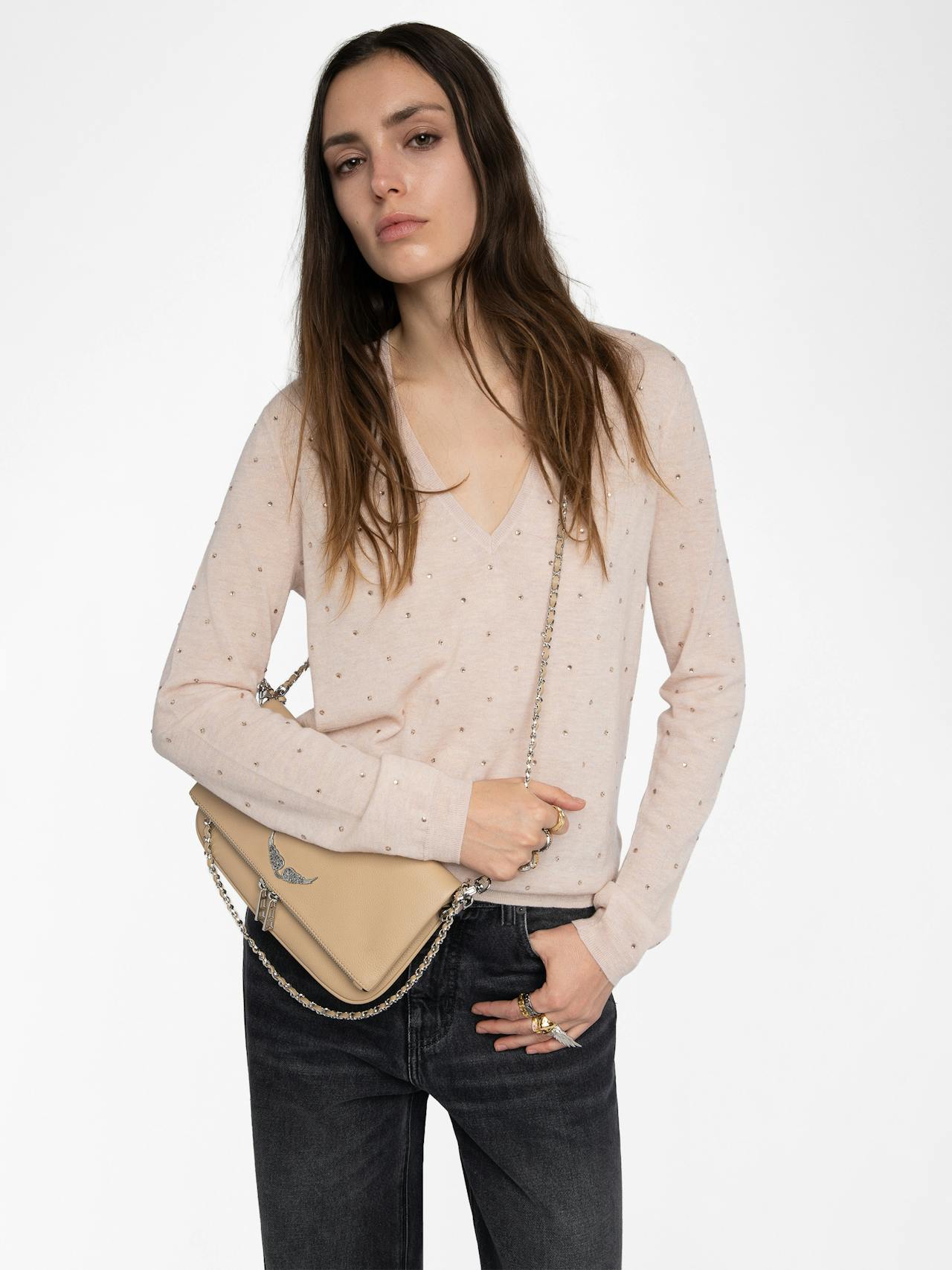 Rivy Embellished Cashmere Sweater