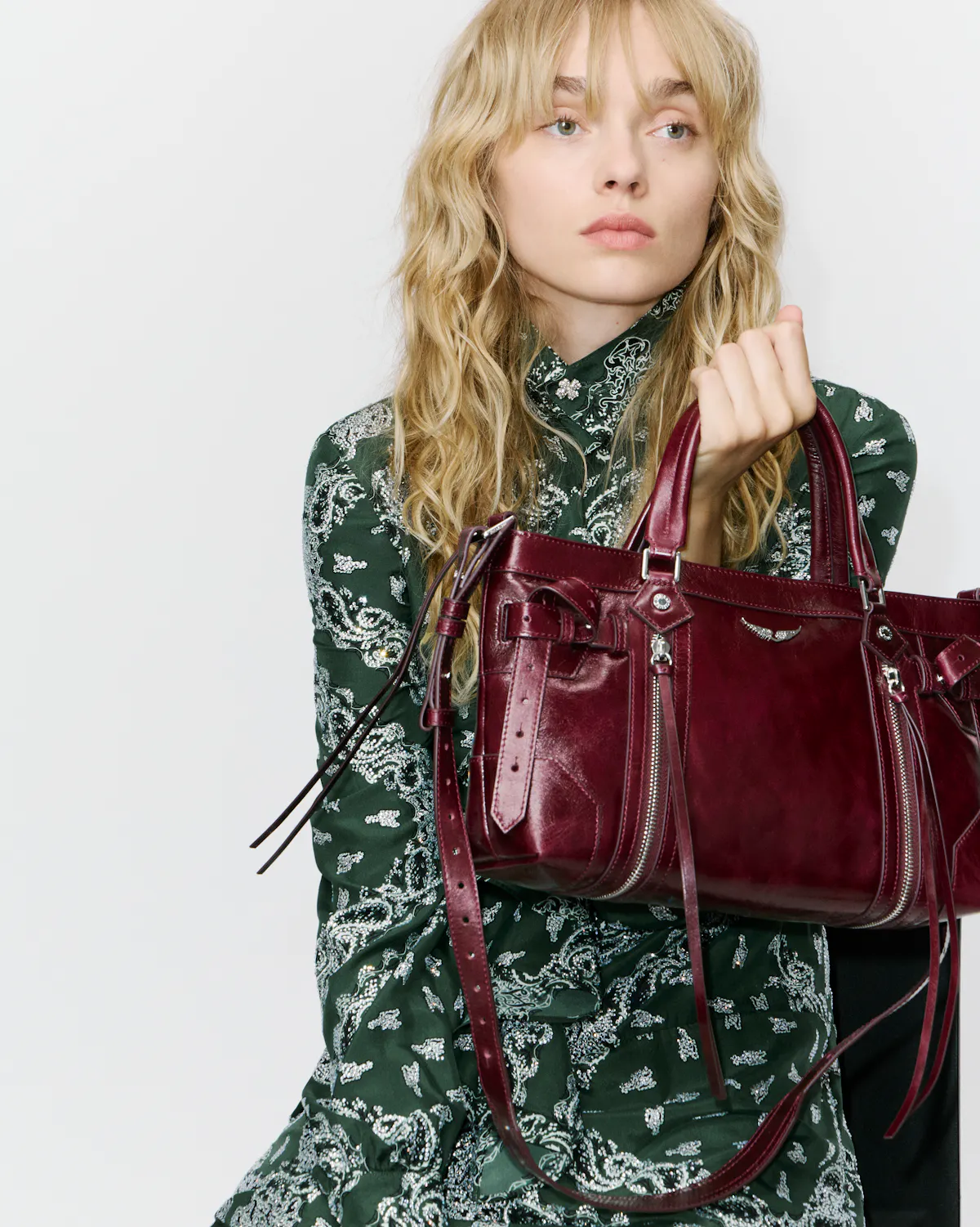 Madison Small Vintage Patent Bag