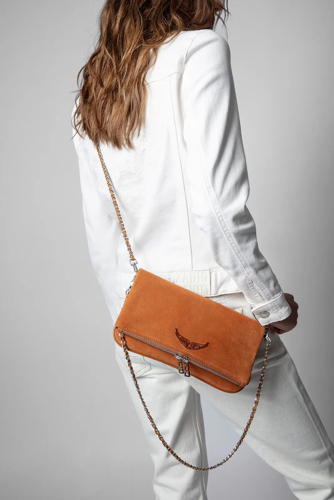 Bolso de Mano Rock de Ante