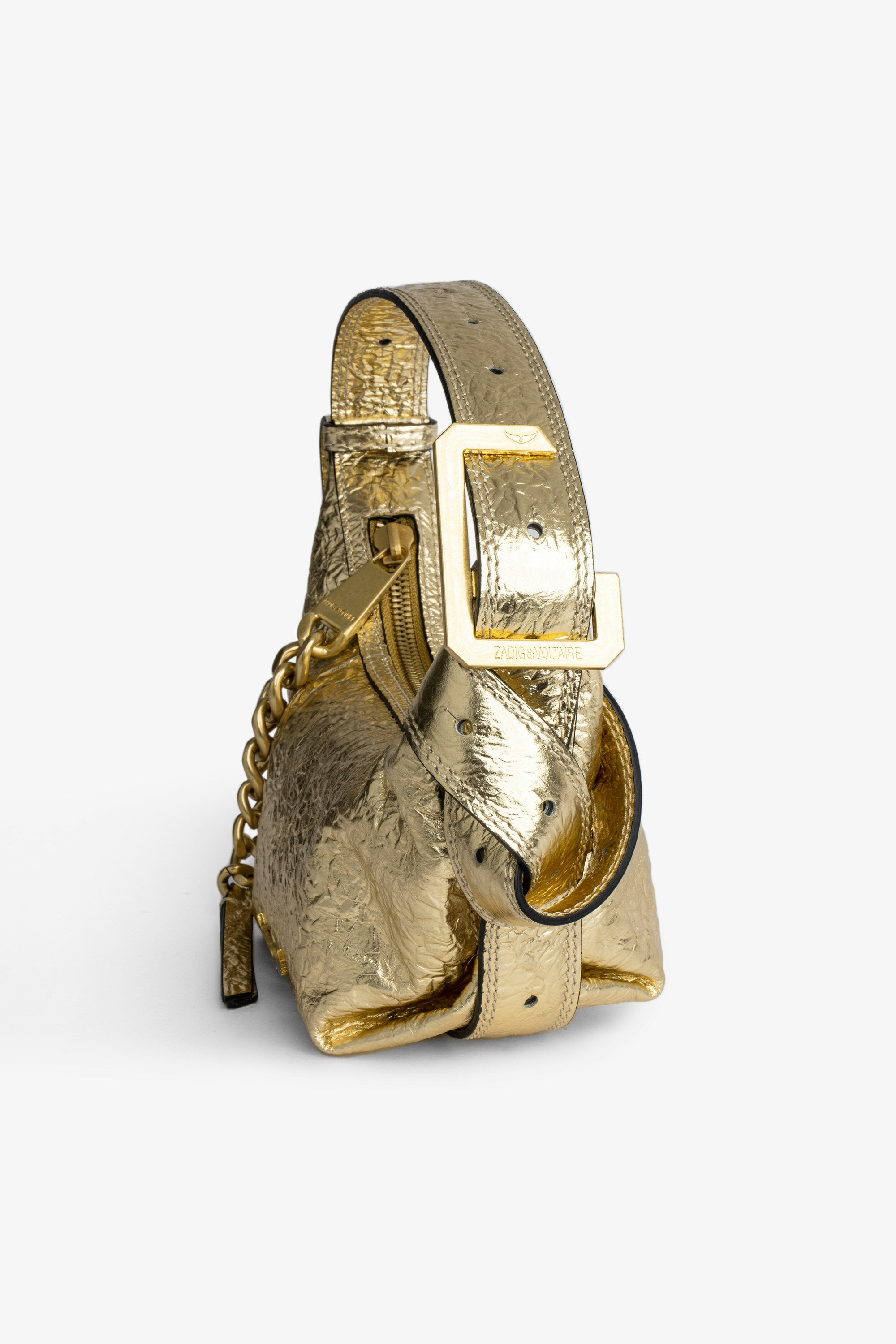 Bolso Le Cecilia XS Wrinkled Metal  4